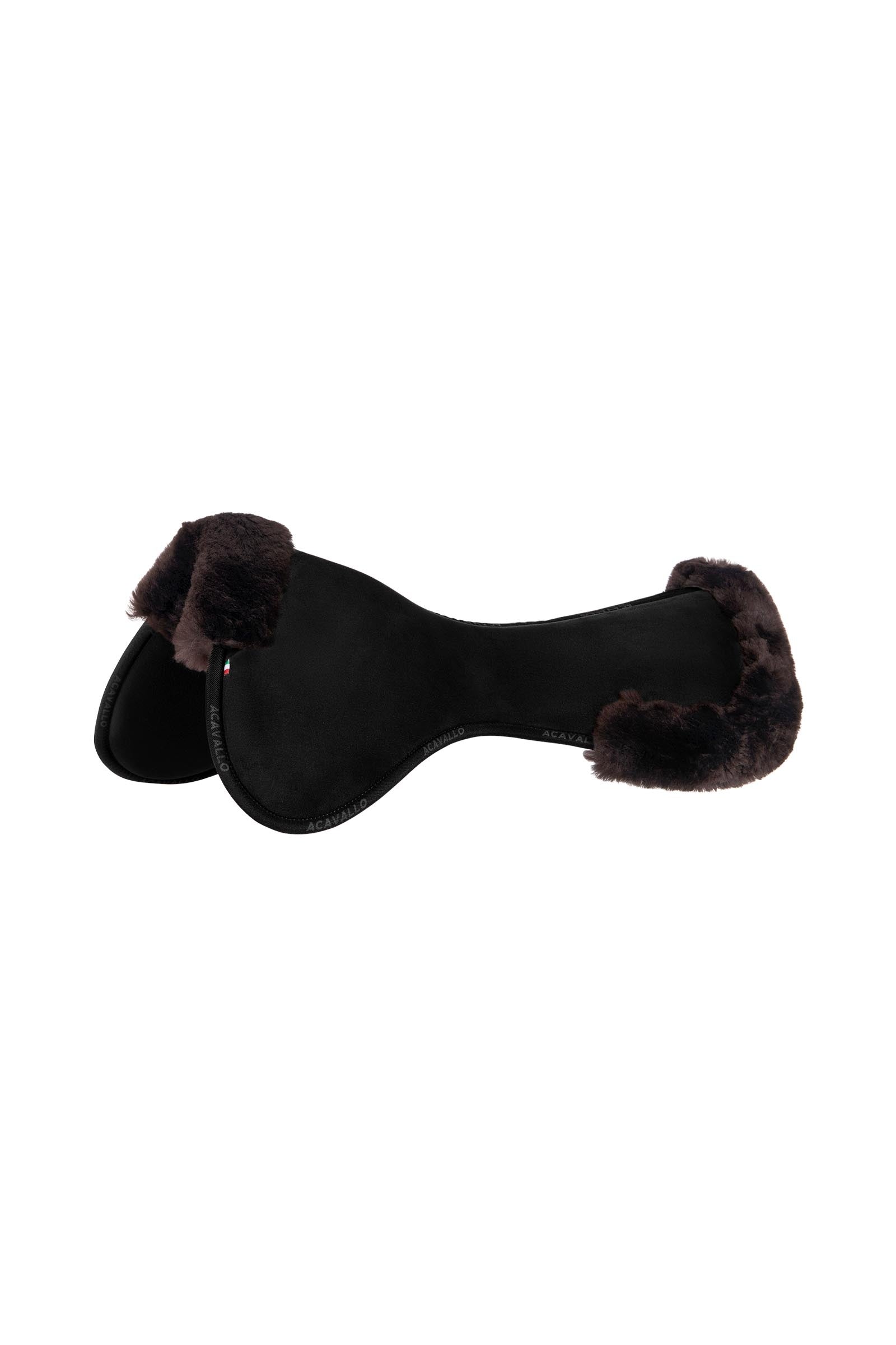 Acavallo Close Contact Memory-Foam Half Pad mit Schaffell Schabracken