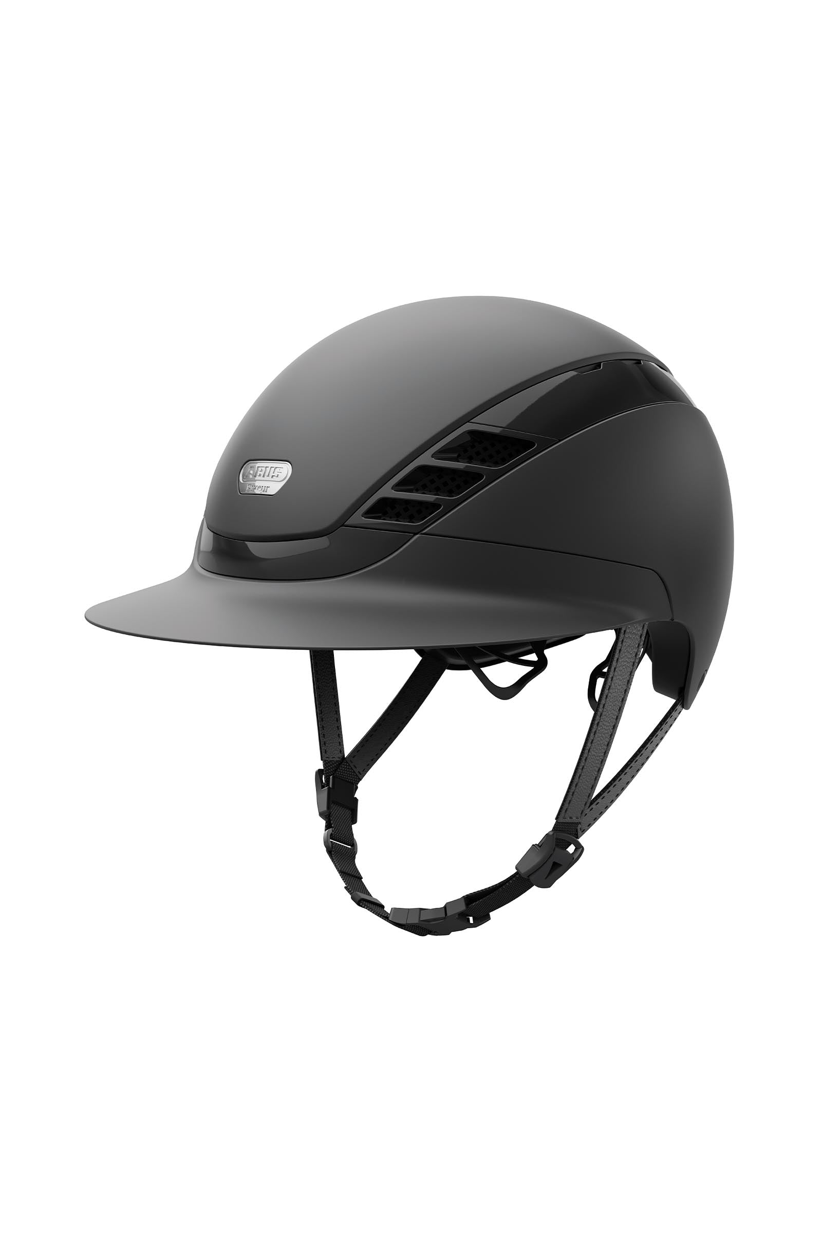 Abus AirLuxe Pure Reithelm mit langem Visier Reithelme & Sicherheitswesten