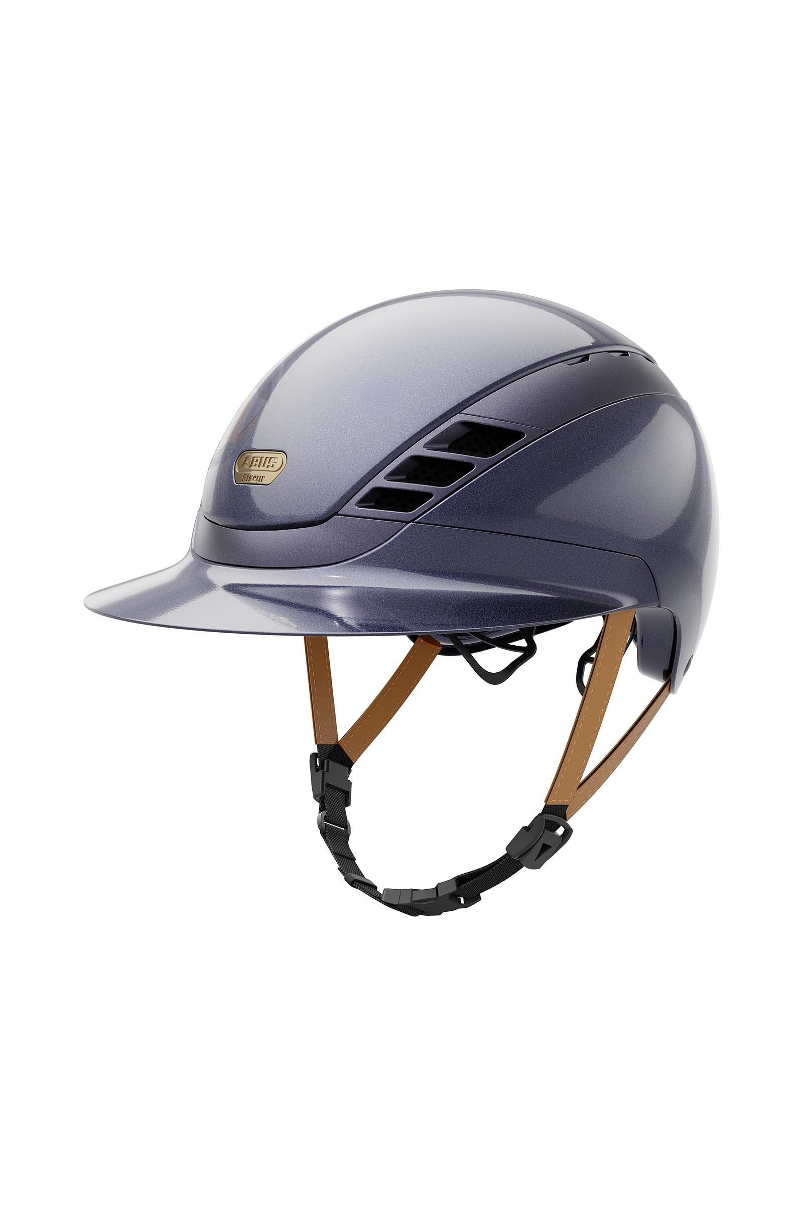 Abus AirLuxe Pure Reithelm mit langem Visier Reithelme & Sicherheitswesten