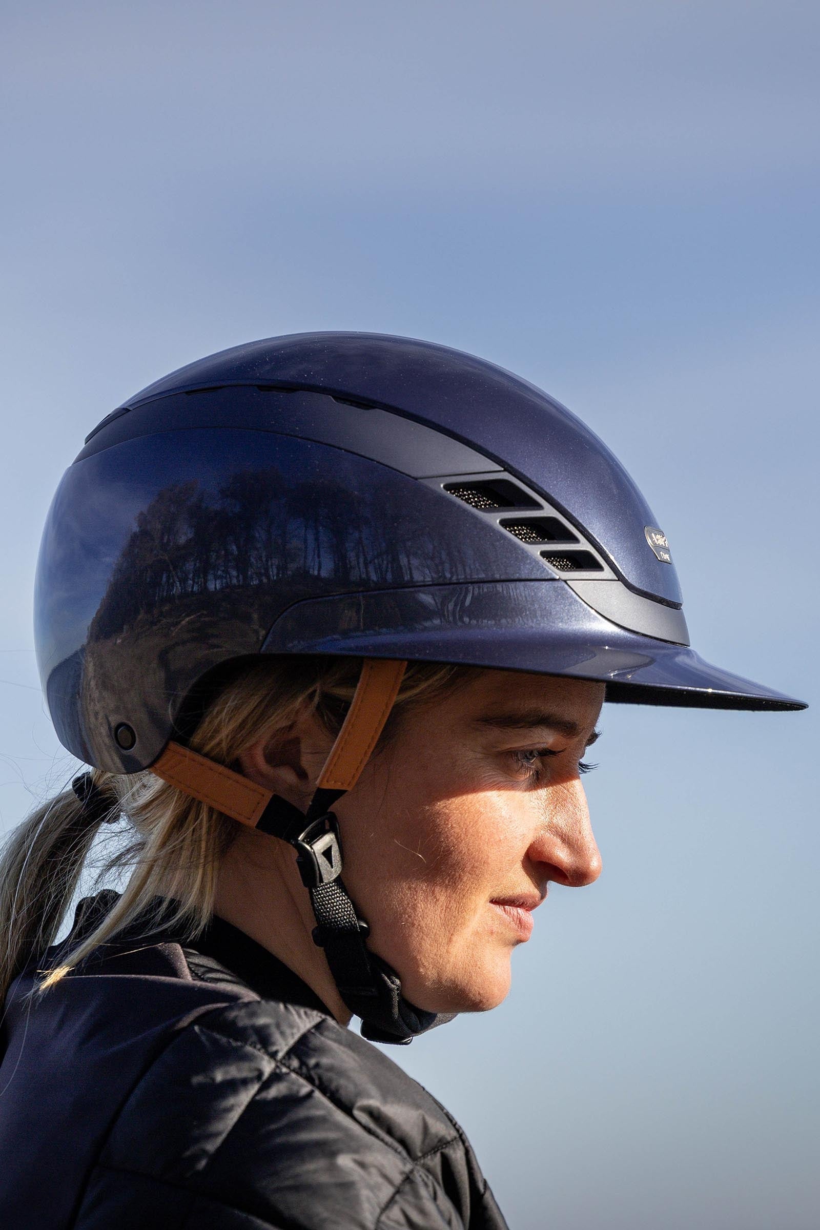 Abus Airluxe Pure Long Visor Riding Helmet Safety Equipment