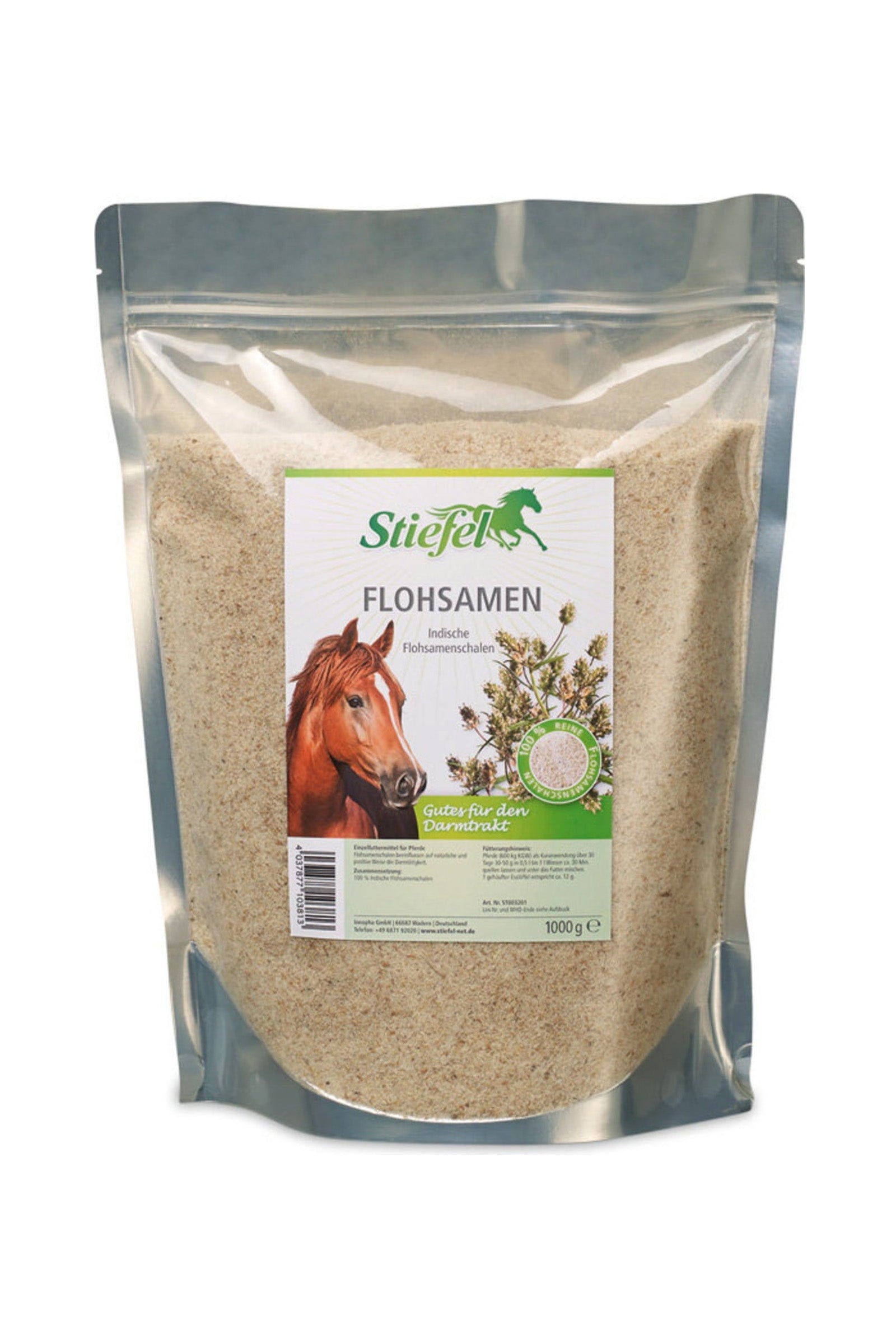 Stiefel Flohsamenschalen, 1kg Horse Feed & Nutrition