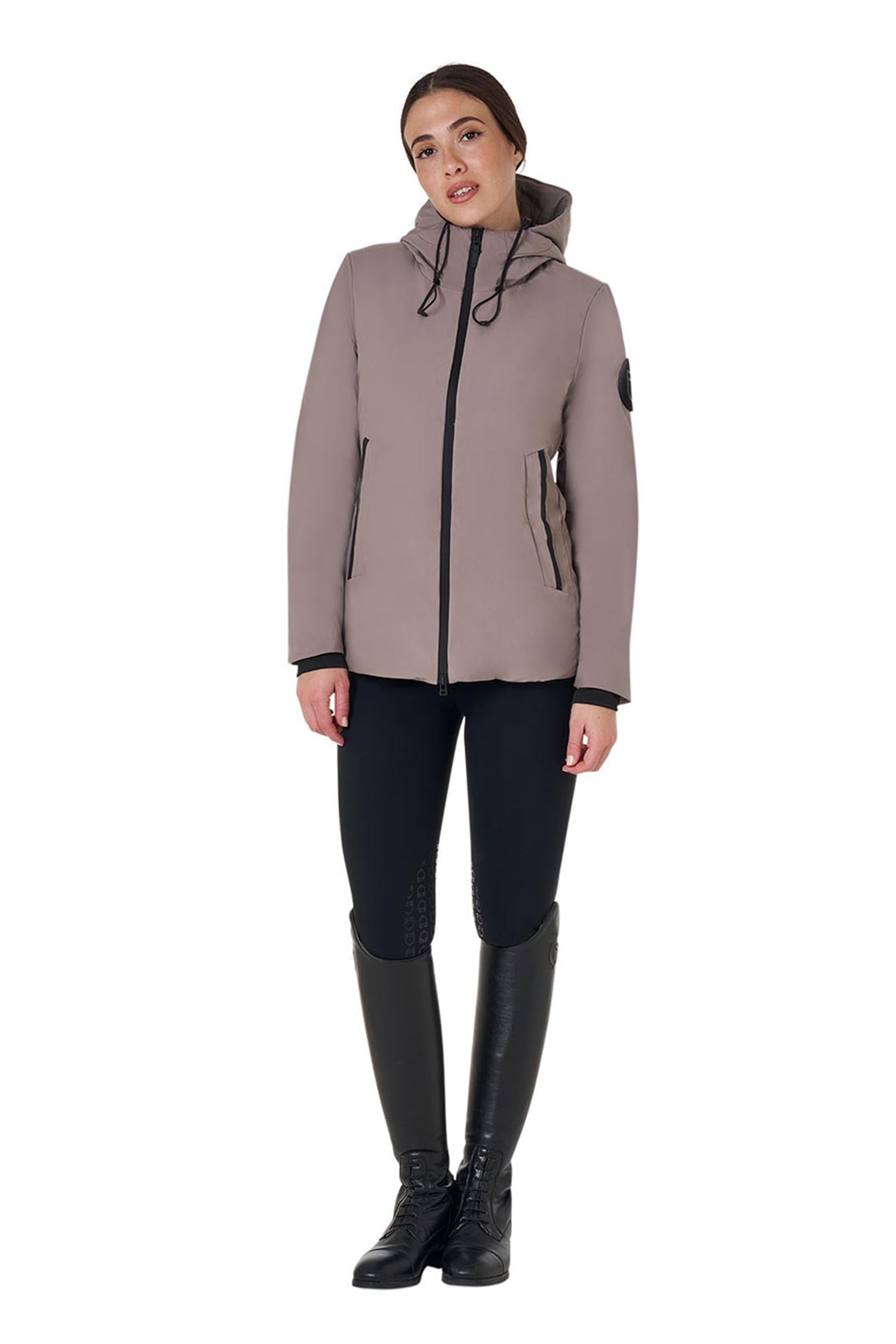Equestro Women's Down Jacket Water and Wind Repellent Women’s Riding Clothing
