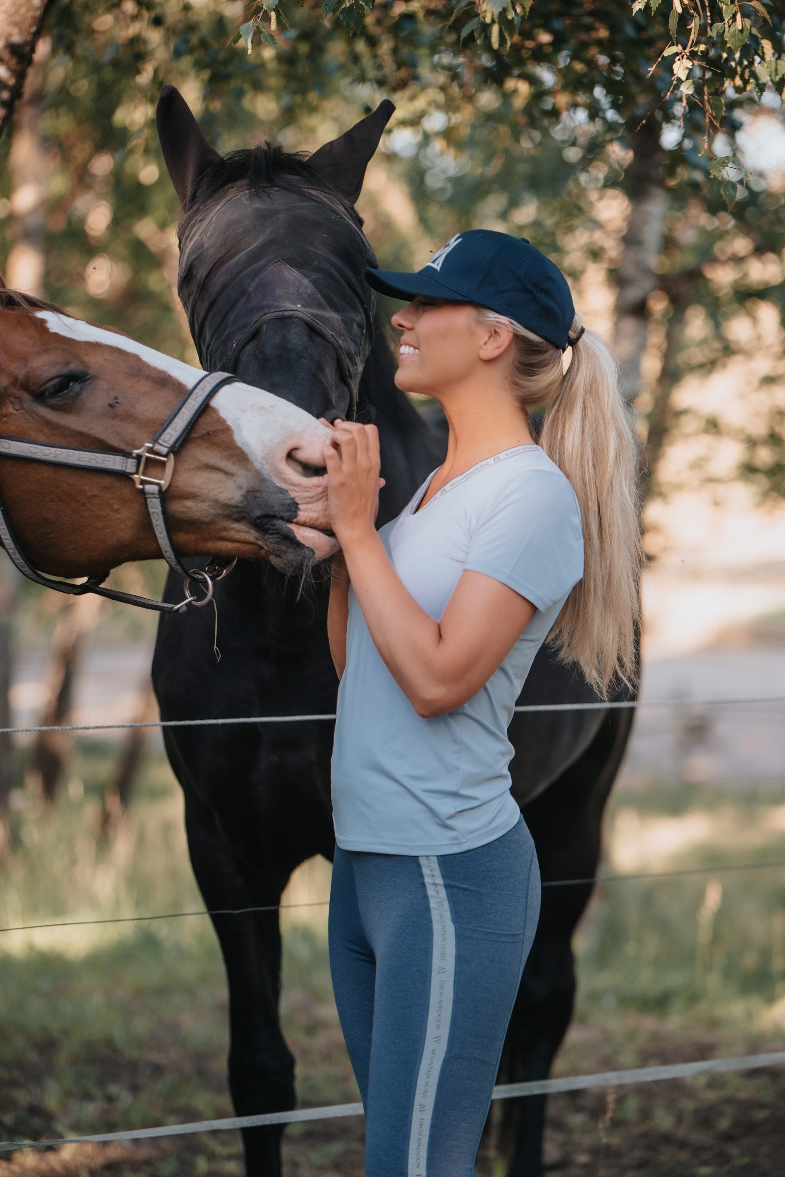 Mountain Horse Active Stripe Women's Tee Women’s Riding Clothing
