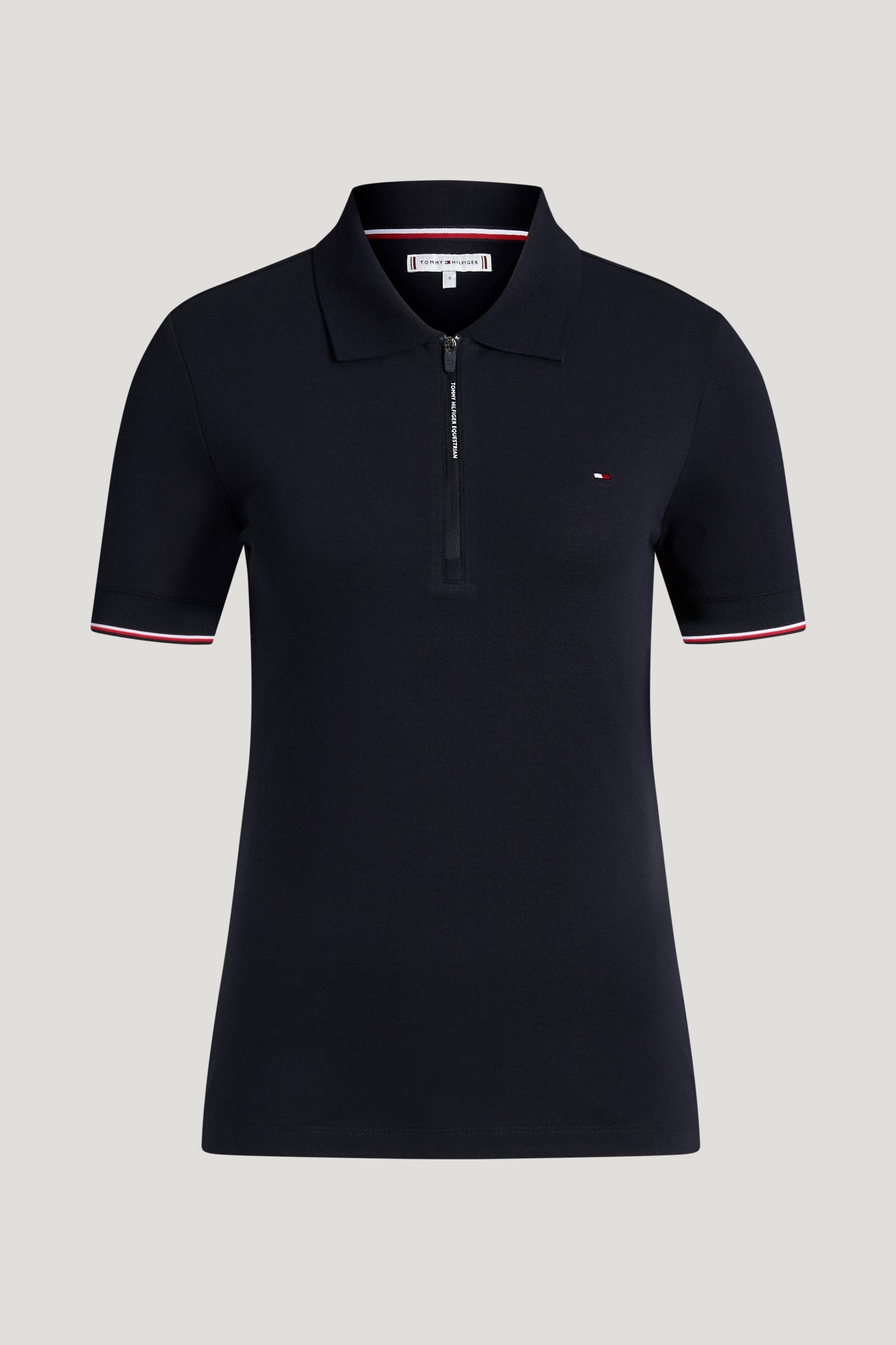 Tommy Hilfiger Equestrian Anaheim Damen Poloshirt mit Reißverschluss Damen Reitbekleidung