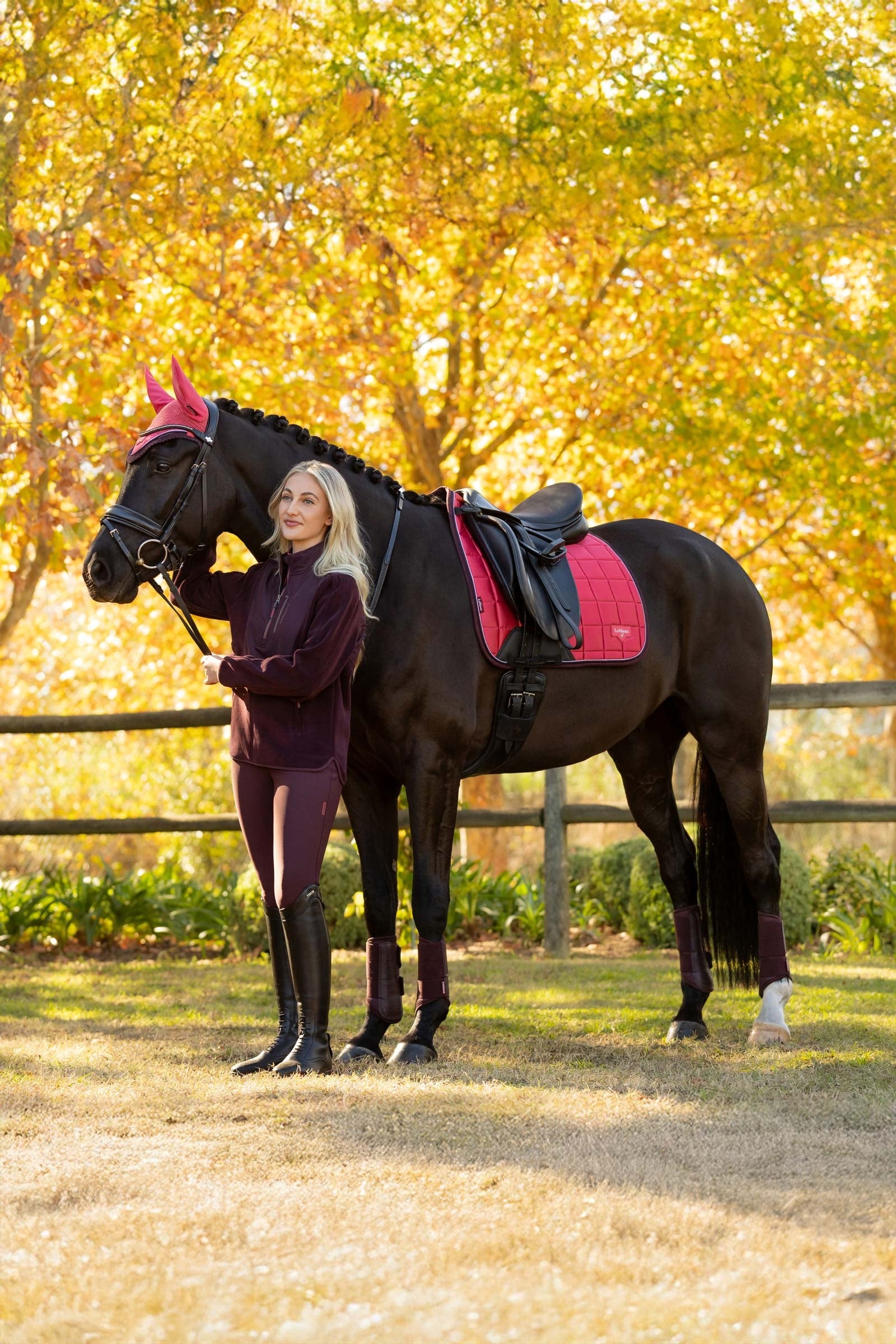 LeMieux Loire Classic Square Dressage Saddle Pad Saddle Pads