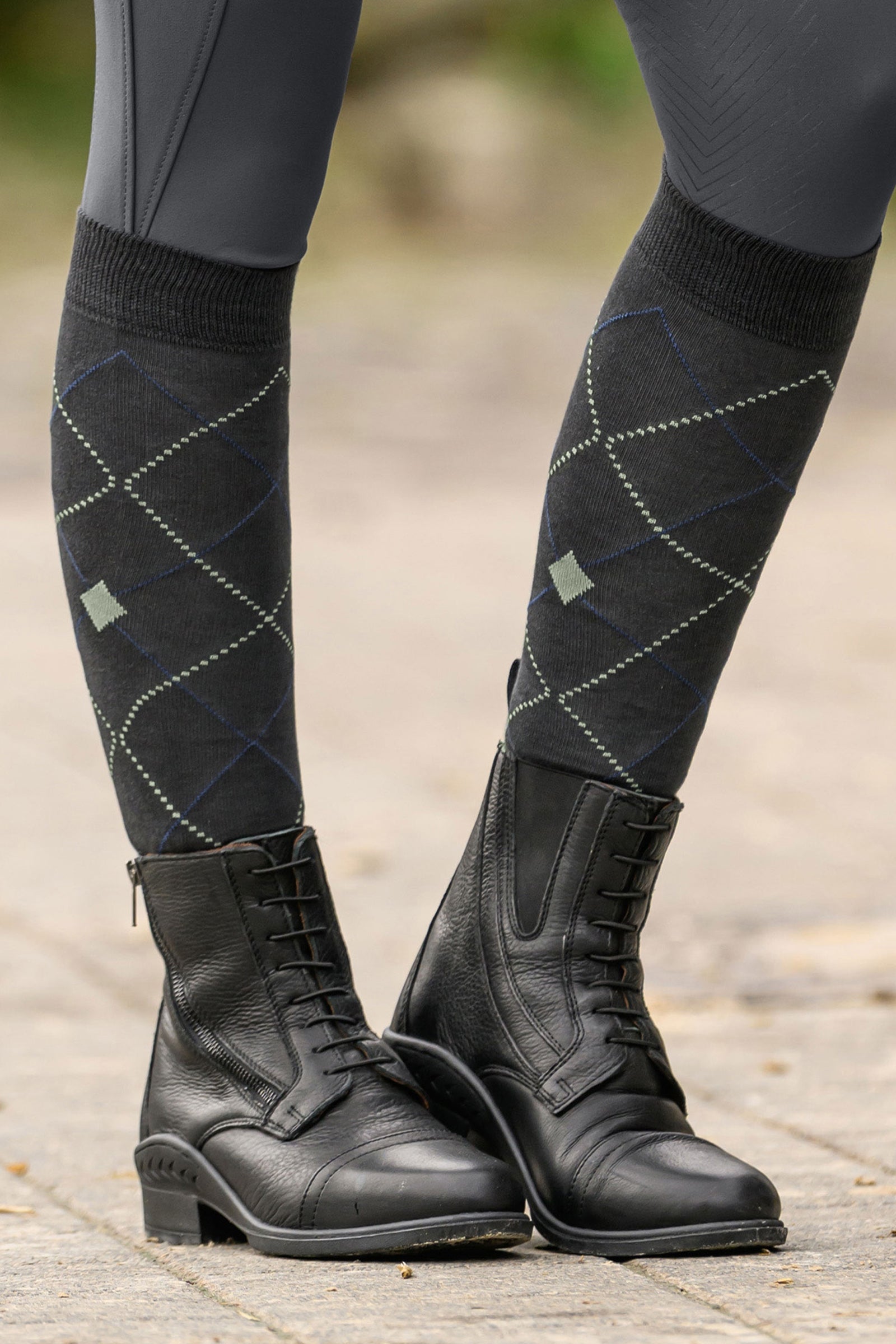 ELT Argyle Breathable Riding Socks Socks