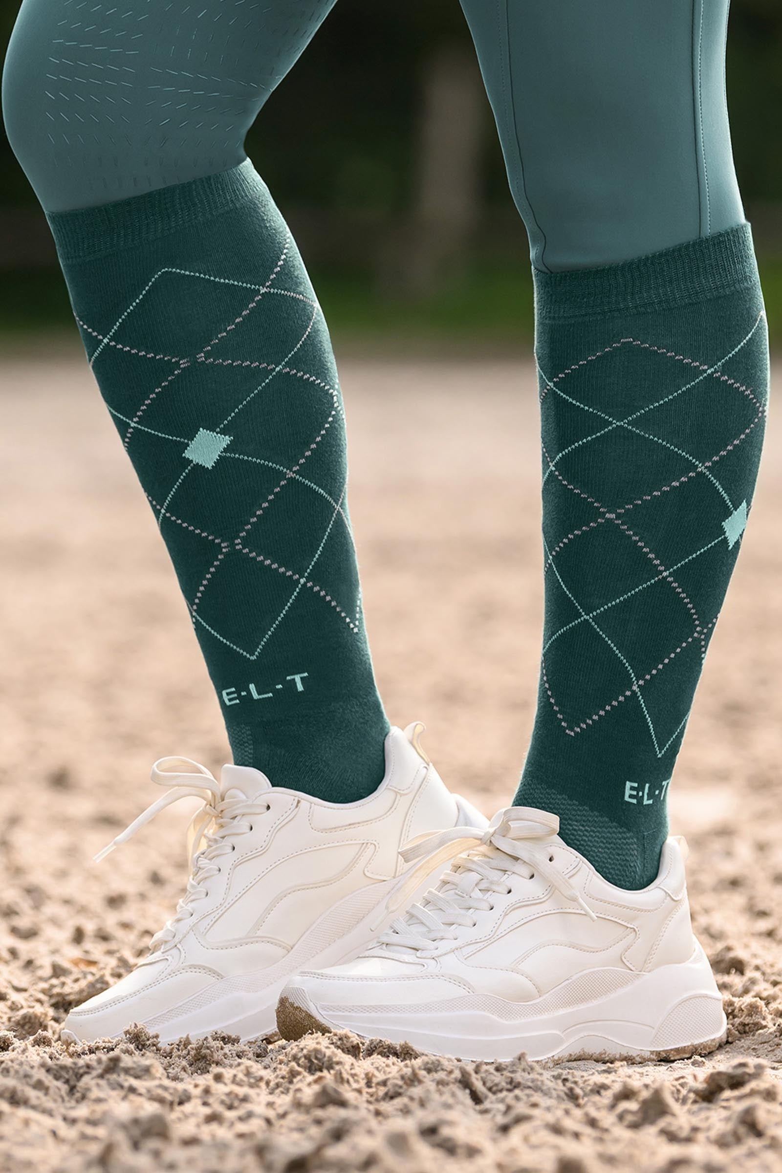 ELT Argyle atmungsaktive Reitsocken Kniestrümpfe & Reitsocken