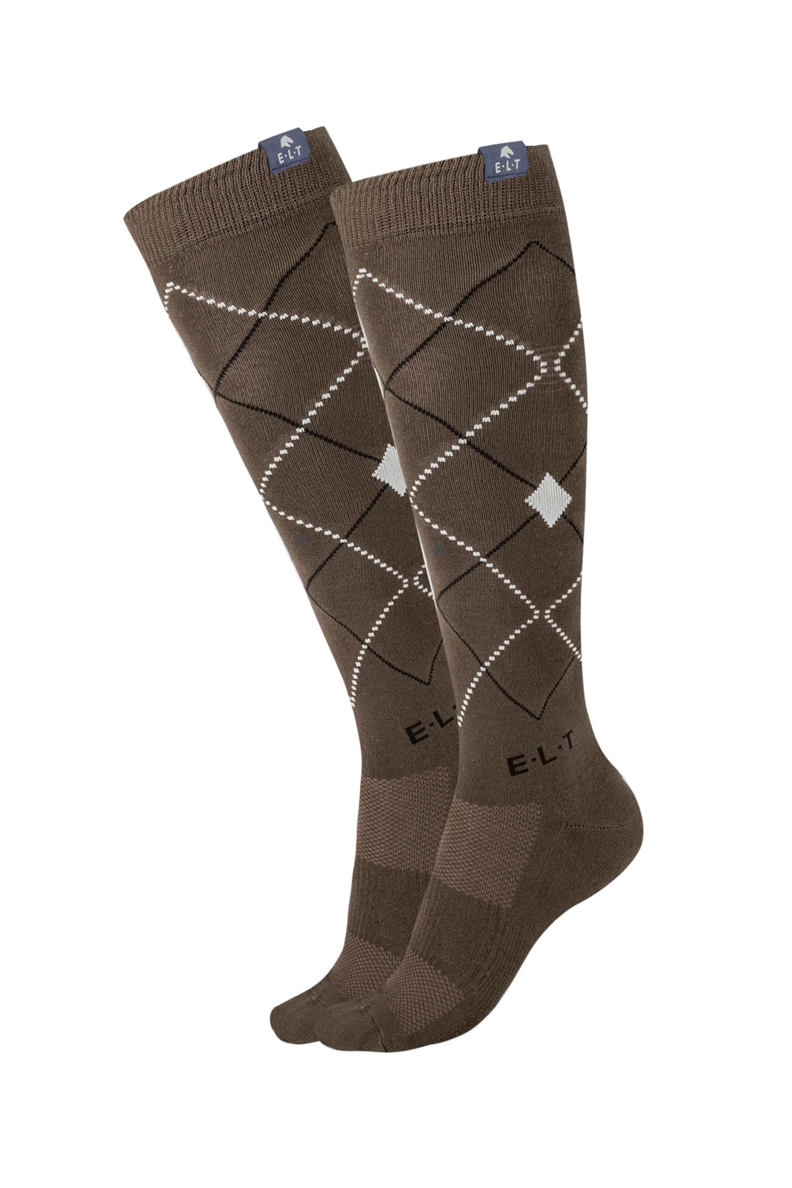 ELT Argyle atmungsaktive Reitsocken Kniestrümpfe & Reitsocken