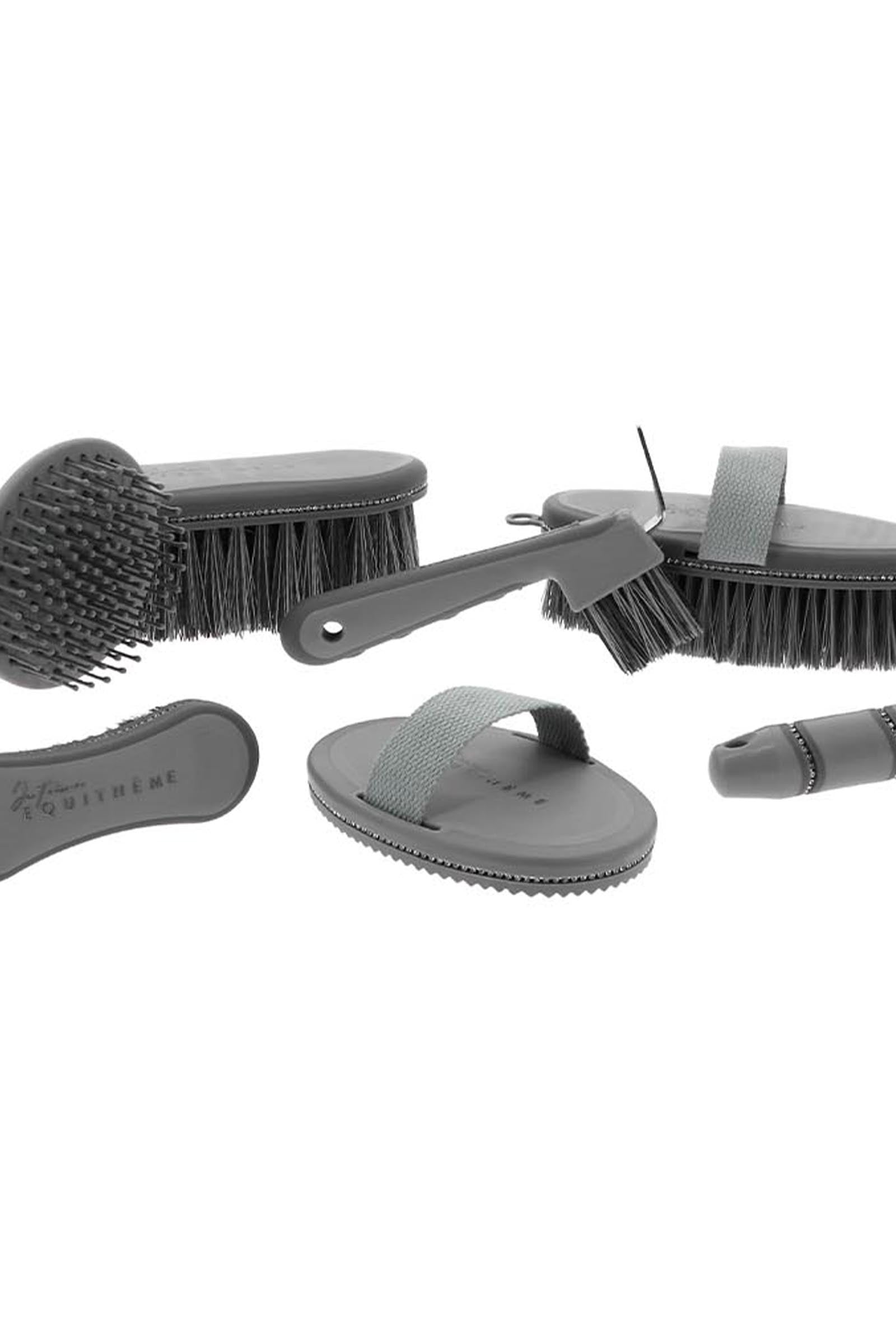 Equi Theme EQUITHÈME Strass Je t'aime Curry Comb Horse Grooming Tools