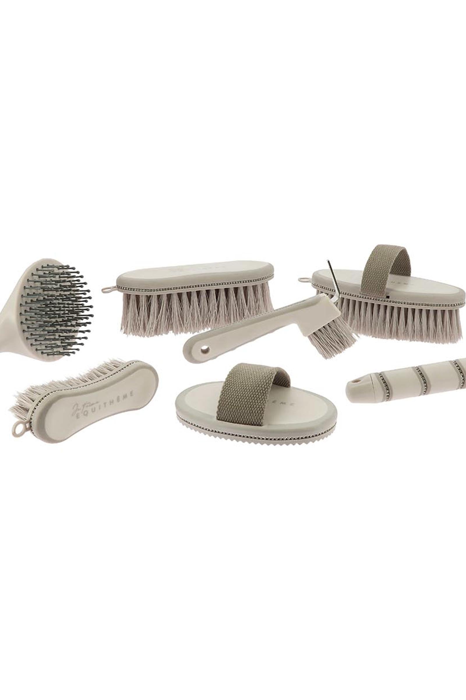 EQUITHÈME Strass Je t'aime Curry Comb Horse Grooming Tools
