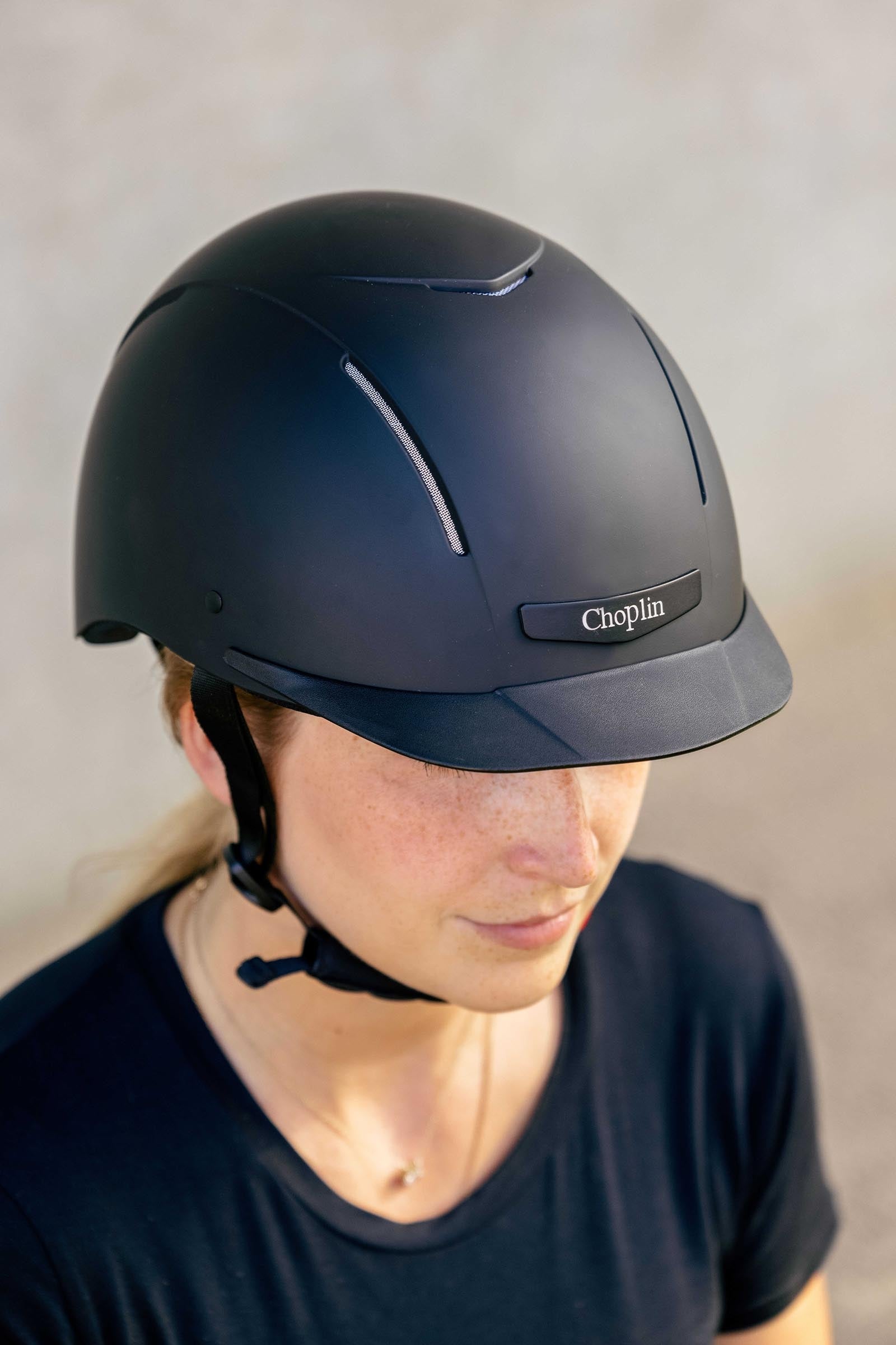 Choplin CHOPLIN Plume Riding Helmet Safety Equipment