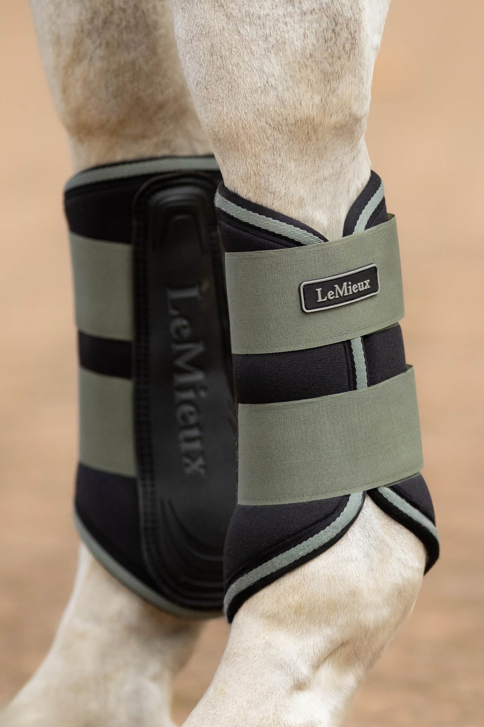 LeMieux Grafter Brushing Boots Leg Protection & Hoof Protection for Horses