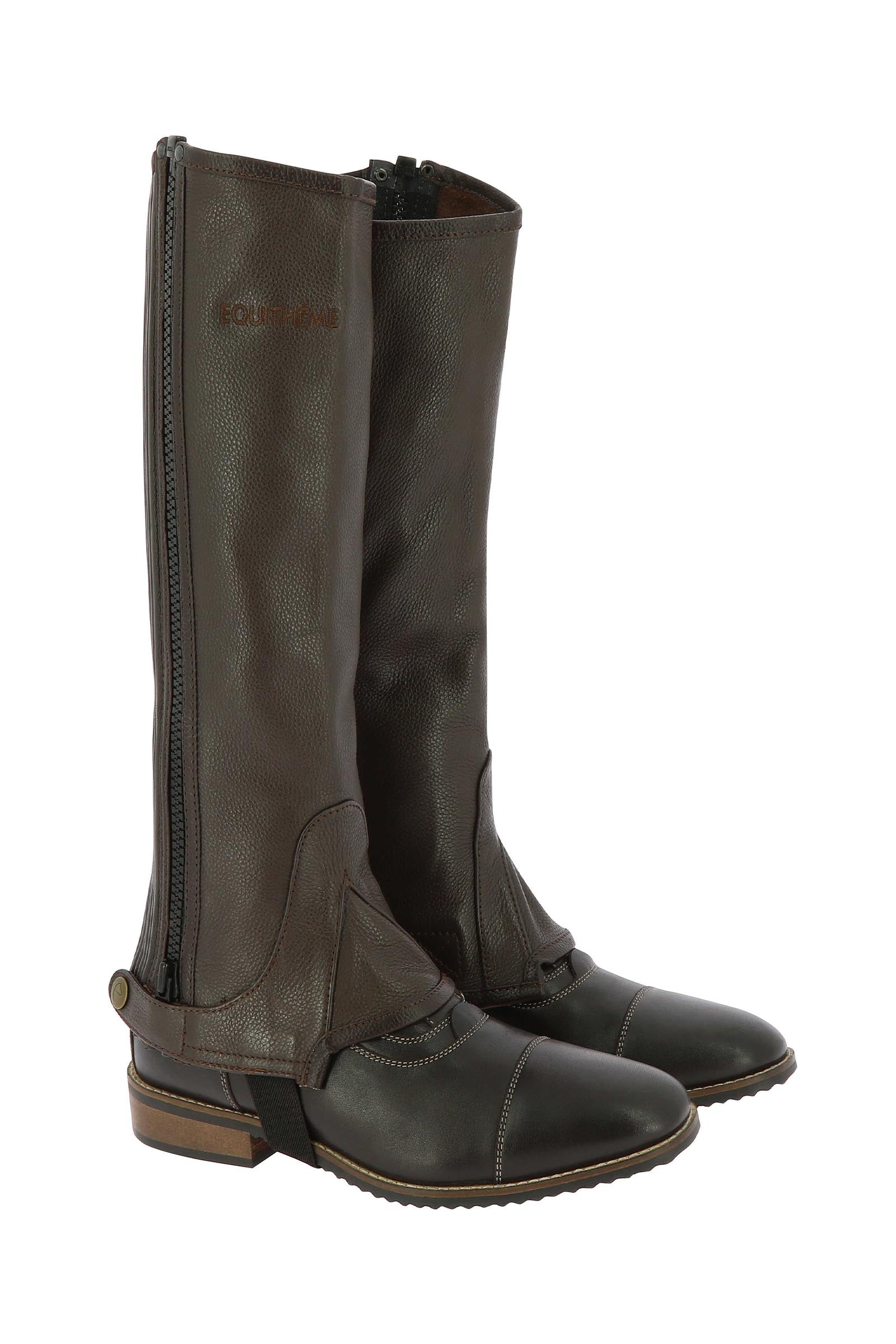 Equi Theme EQUITHÈME Leather Half Chaps Riding Boots & Riding Shoes