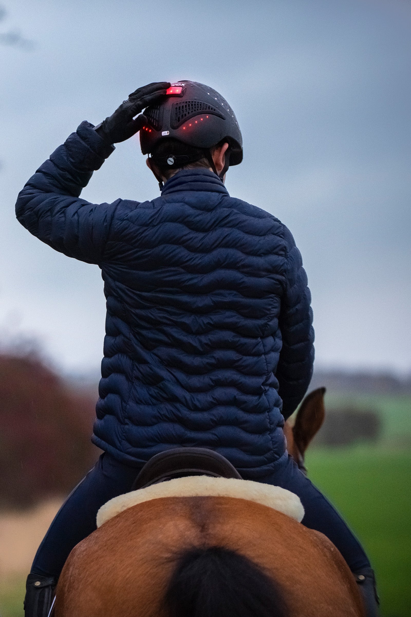 Uvex exxential II LED Riding Helmet Safety Equipment