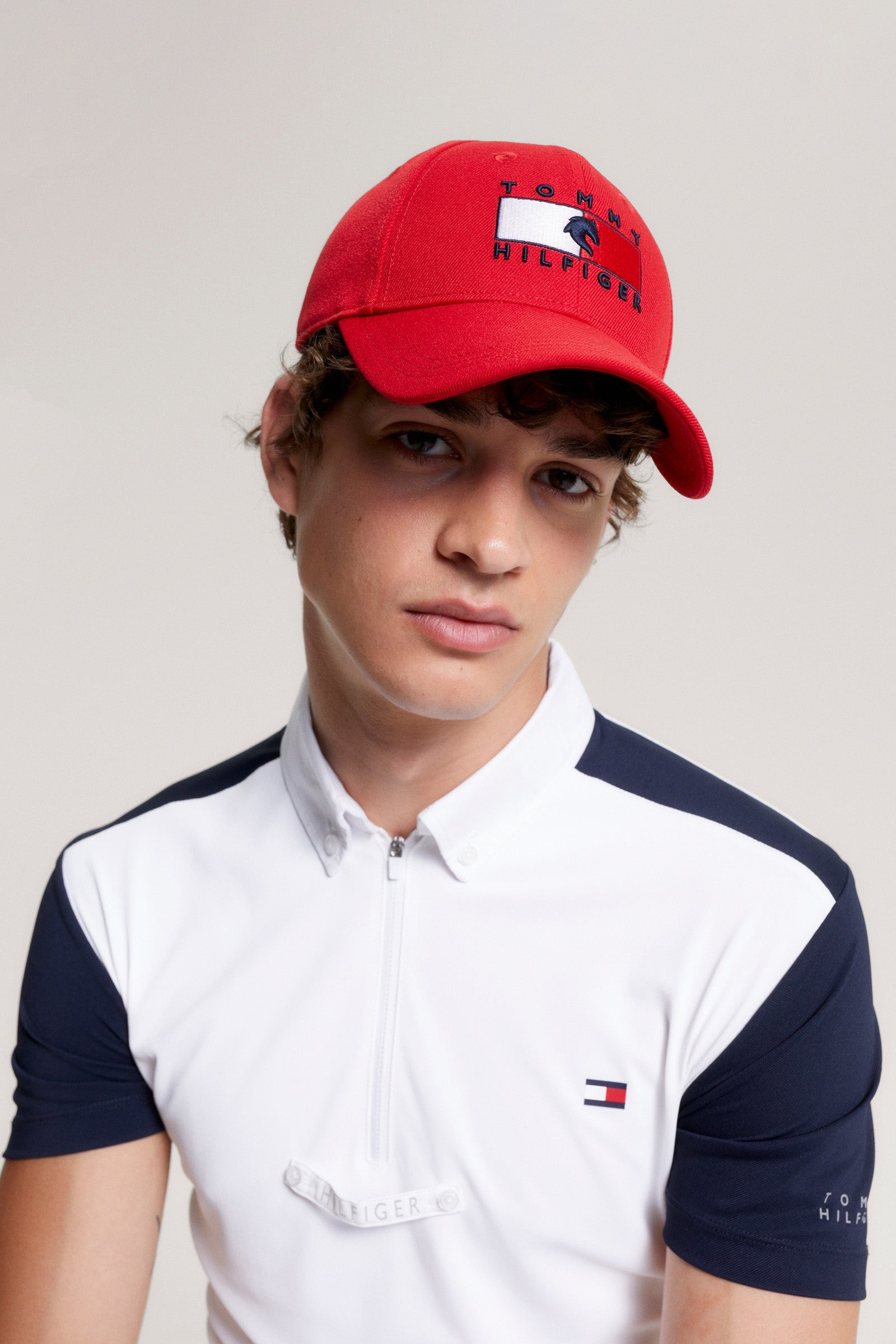 Tommy Hilfiger Equestrian Montreal Water Repellent Flag Logo Cap Accessories