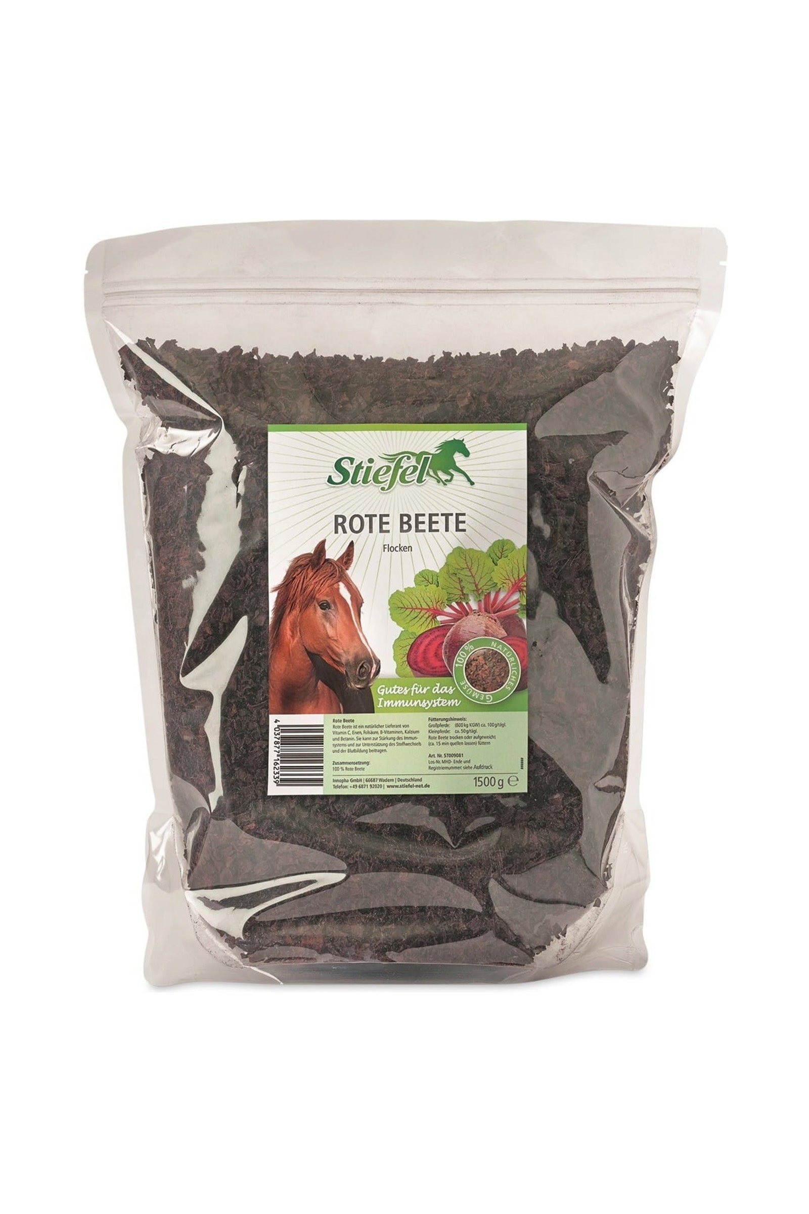 Stiefel Rote Beete Flocken, 1,7kg Horse Feed & Nutrition