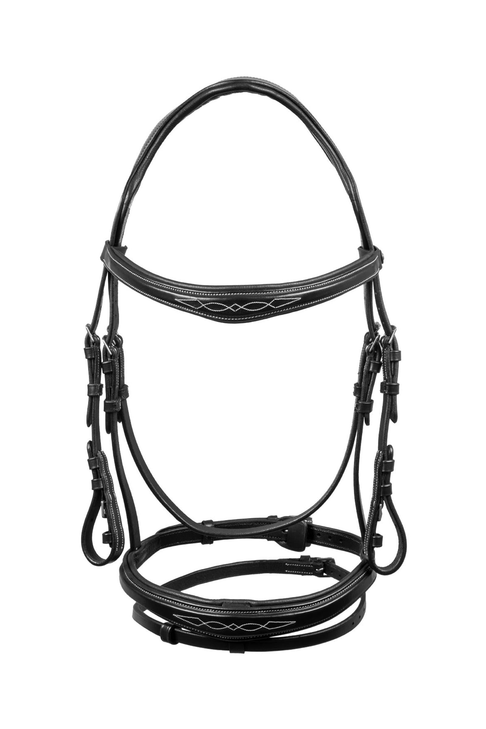 Equestro Bridle in Soft Stitched Leather Bridles & Reins