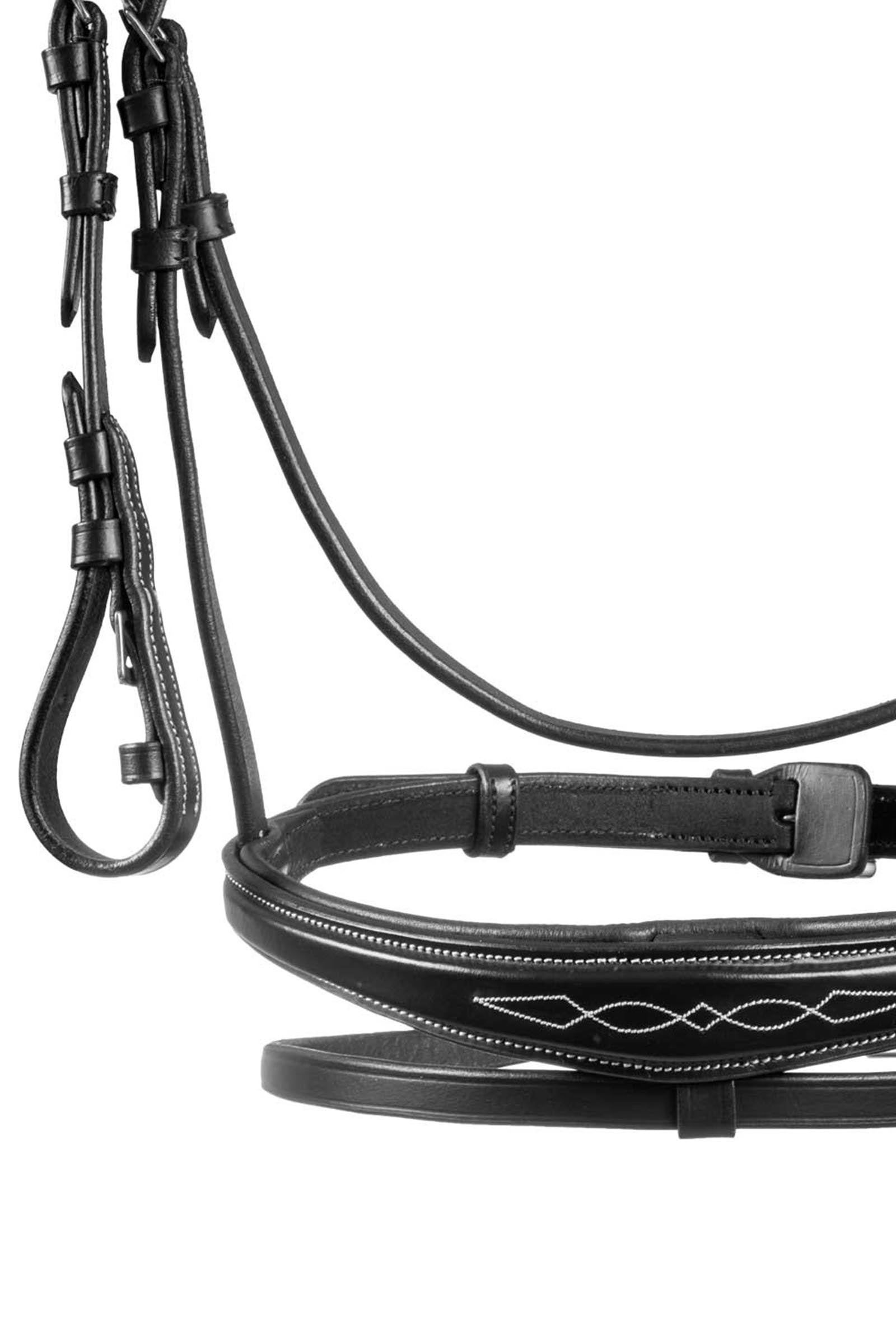 Equestro Bridle in Soft Stitched Leather Bridles & Reins