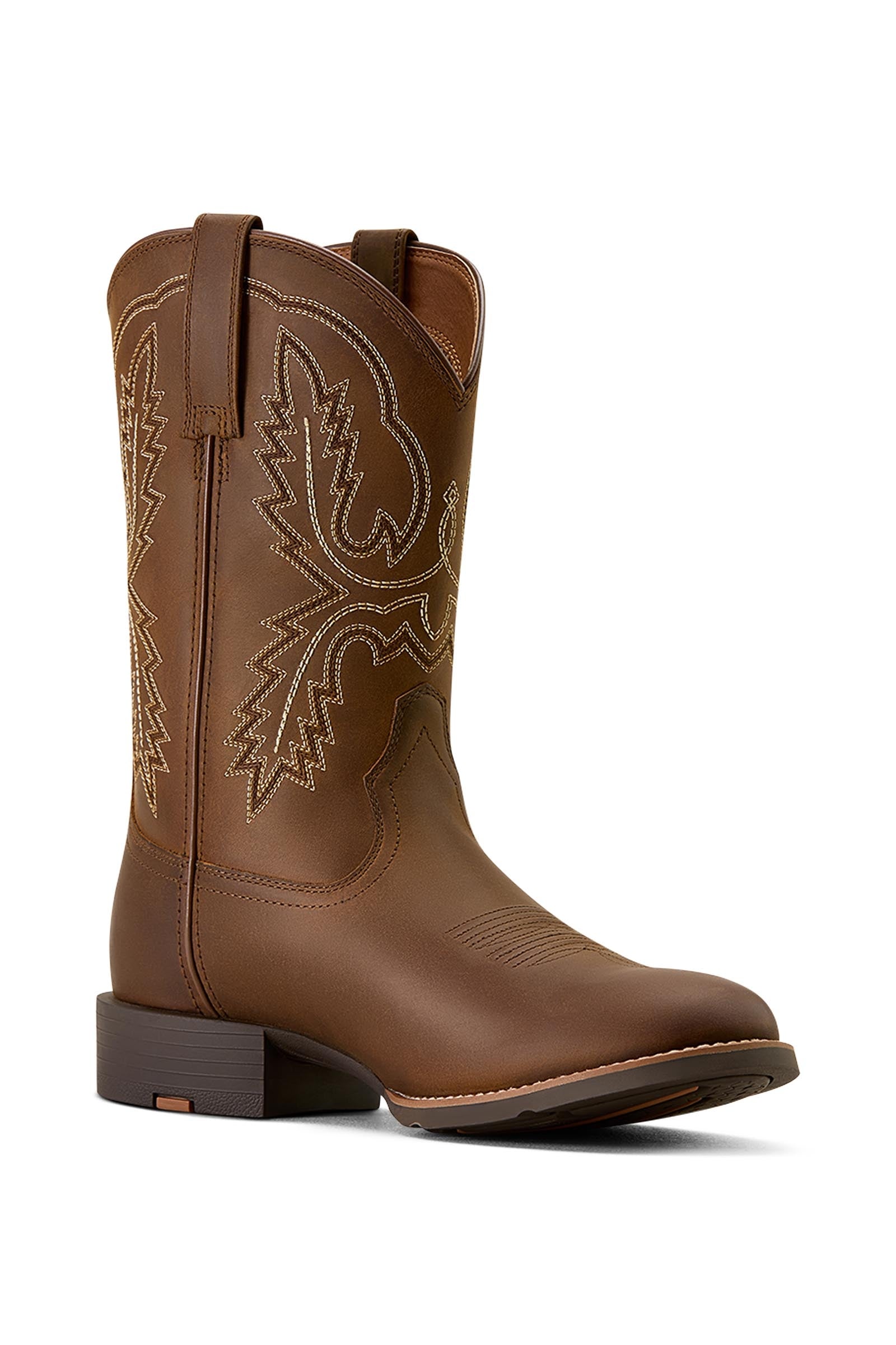 Ariat Men's Sport Stratten Wide Toe Cowboy Boots Mens Riding Clothing