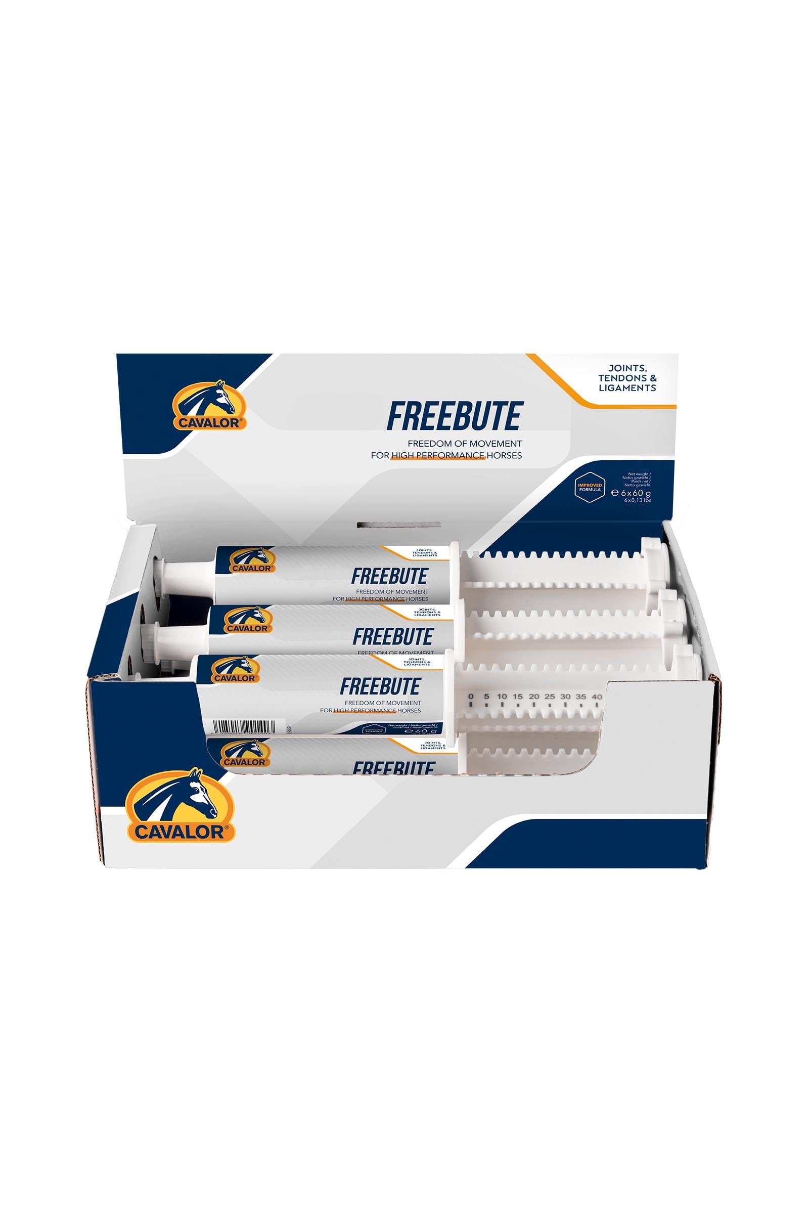 Cavalor Freebute Paste, Joints & Tendons, 6x60g Horse Feed & Nutrition
