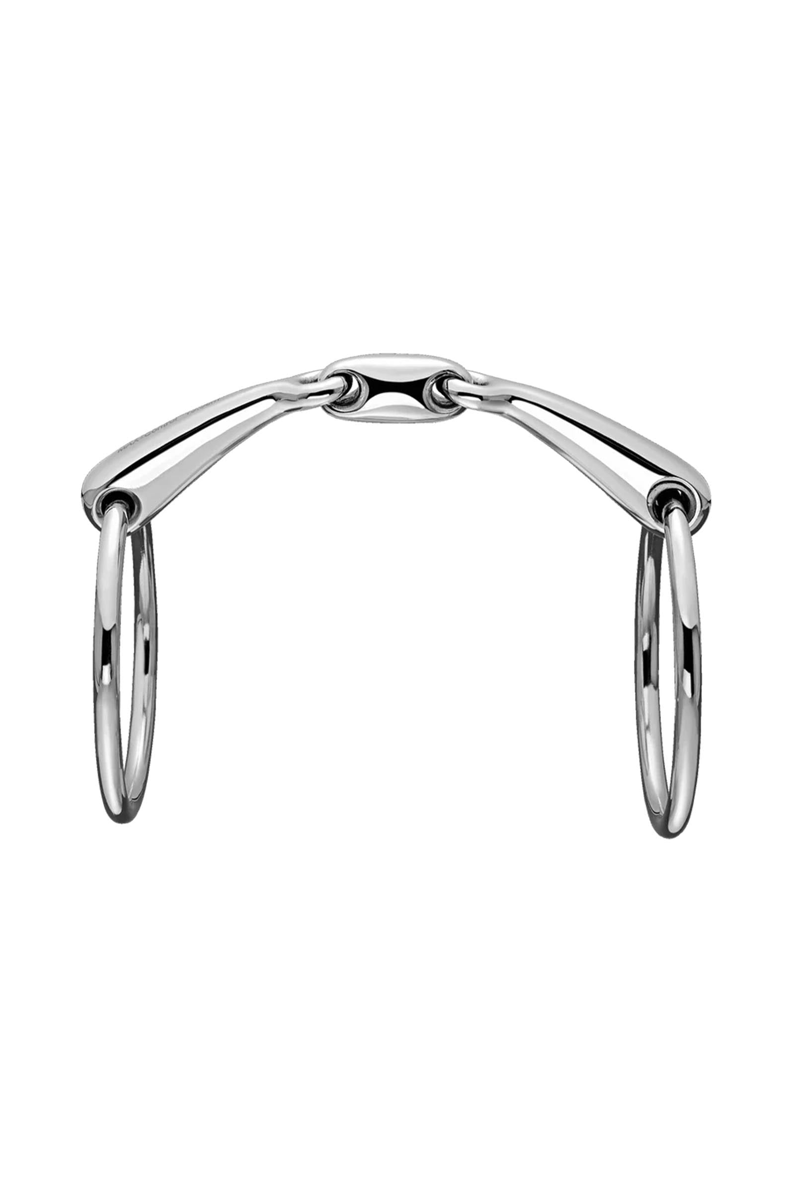 Sprenger Max Control Bradoon Bit, Locking Mech., Double Jt. 12mm, Stainless St. Horse Bits