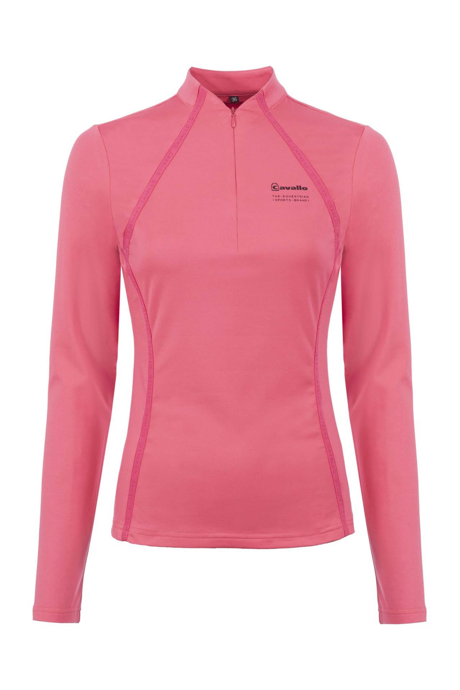 Cavallo CAVALREYNA Damen-Shirt mit halbem Reißverschluss Damen Reitbekleidung