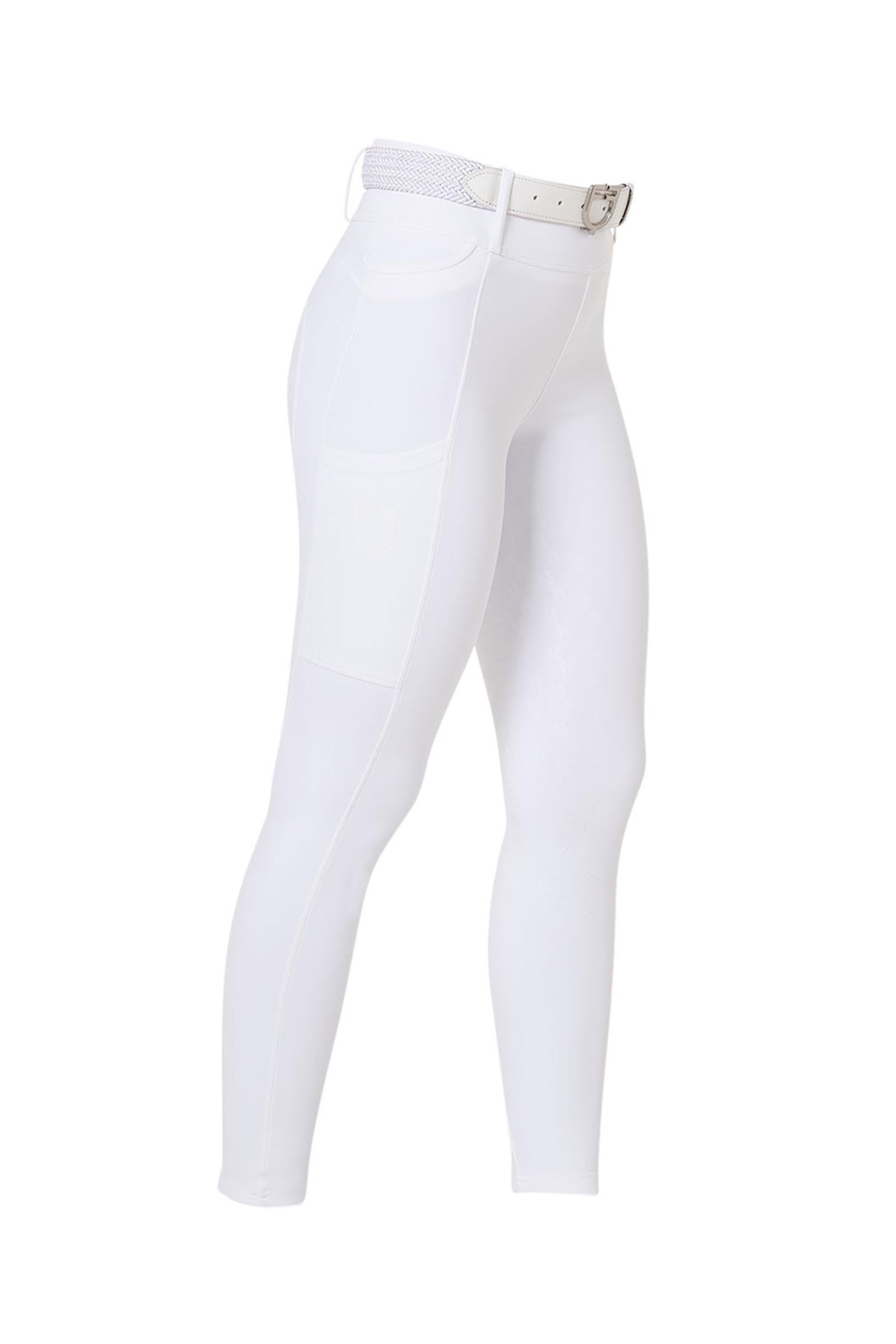 Equestro Women's High-waisted Leggings Full Grip With Belt Loops Womens Breeches