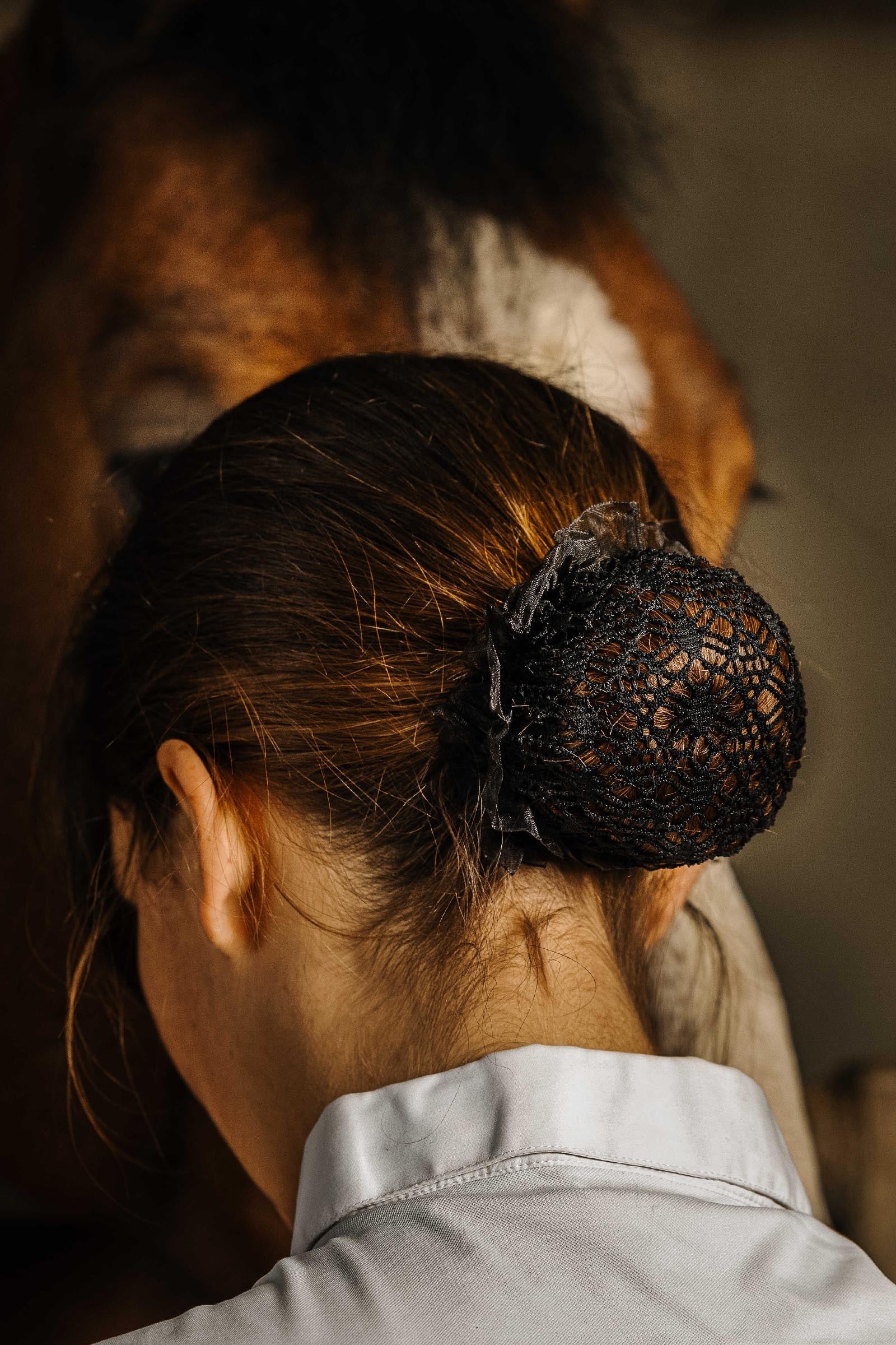 EQUITHÈME Floral Hairnet With Clip Women’s Riding Clothing