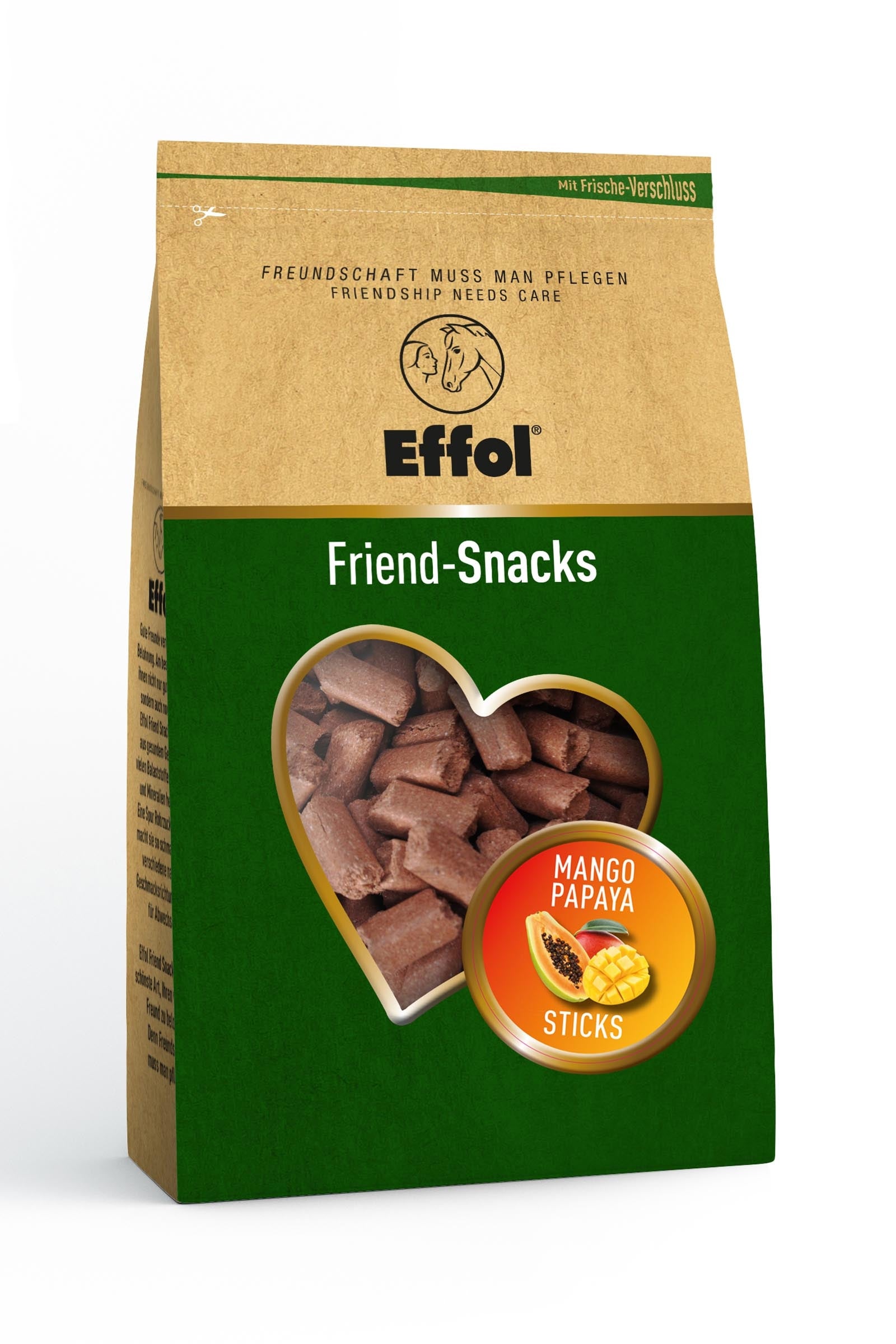 Effol Friends-Snacks, Mango-Papaya, 1 kg Horse Feed & Nutrition