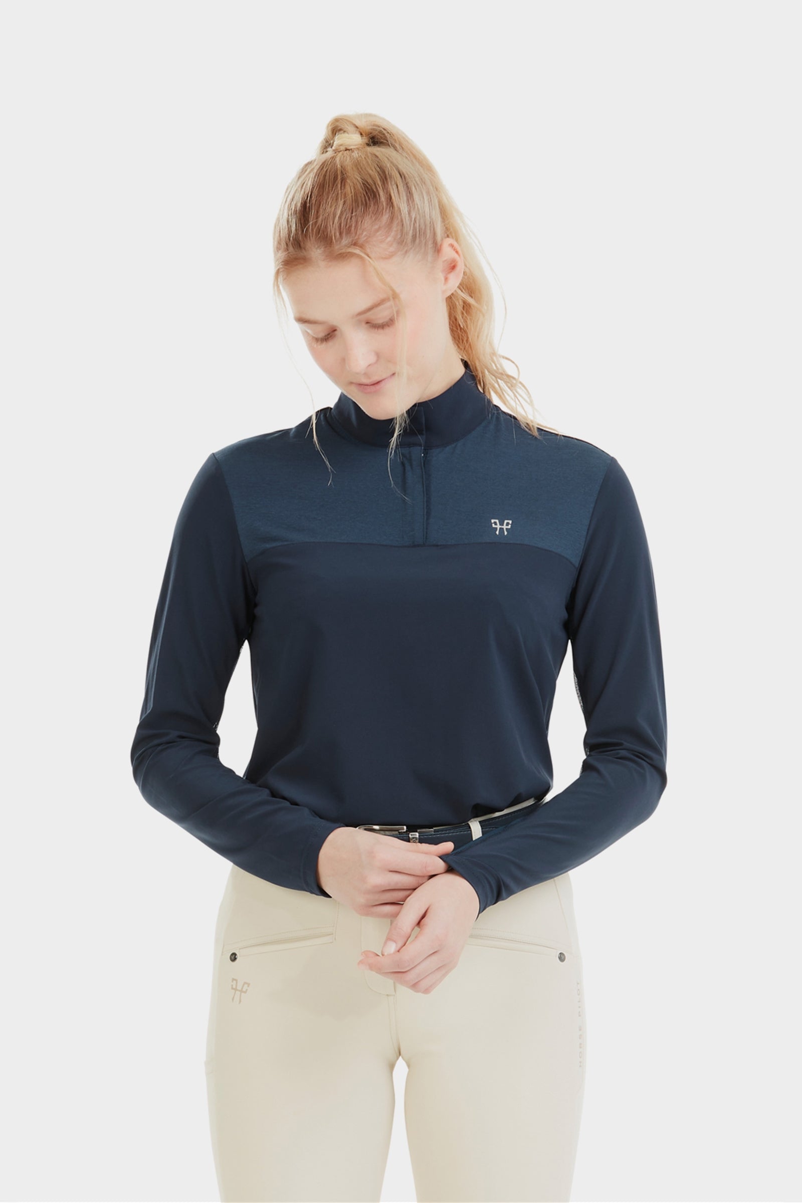 Horse Pilot Sunrise Damenhemd Damen Reitbekleidung