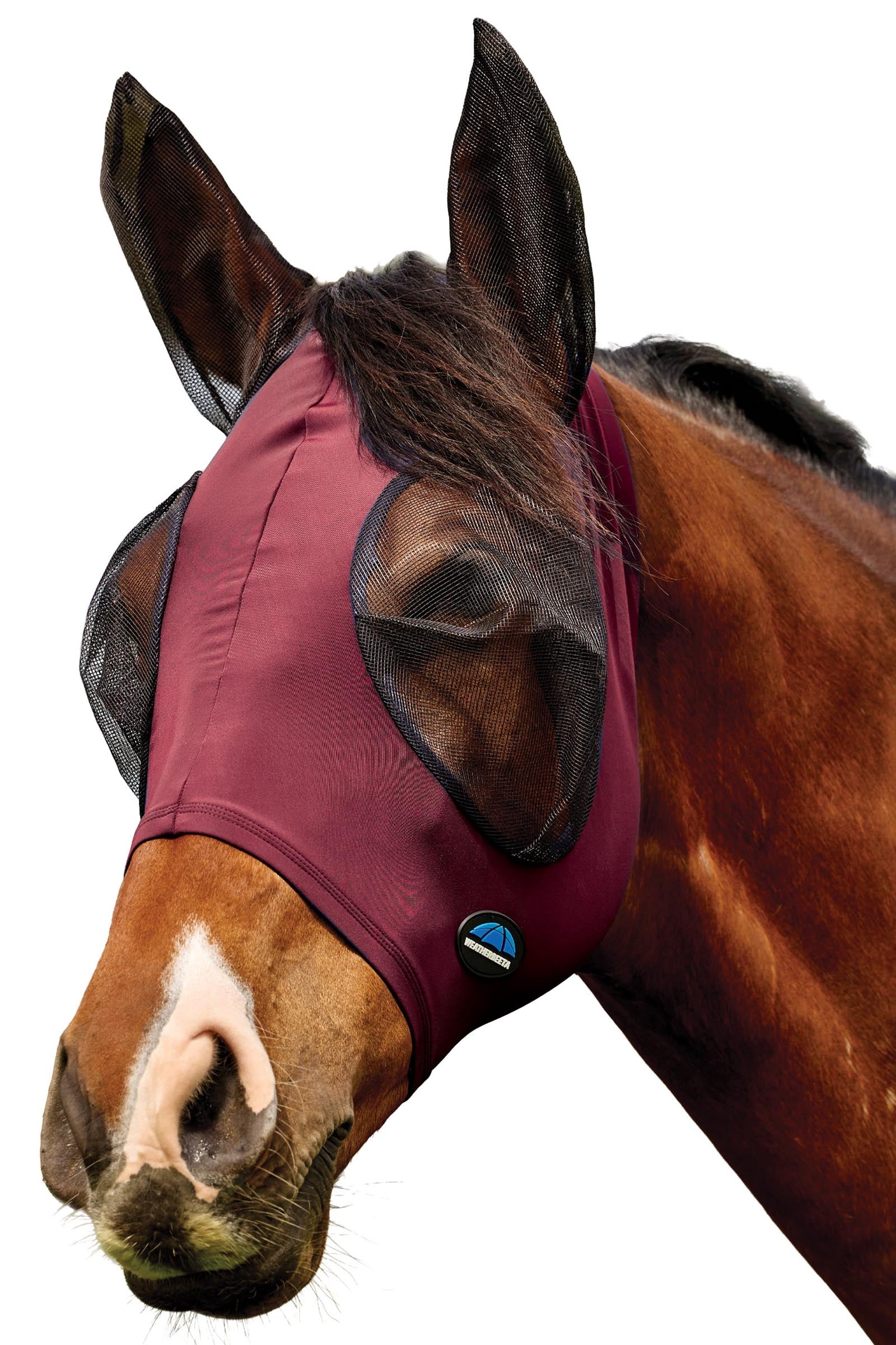 Weatherbeeta Comfitec Deluxe Stretch Fly Mask With Ears Antifly Protection for Horses