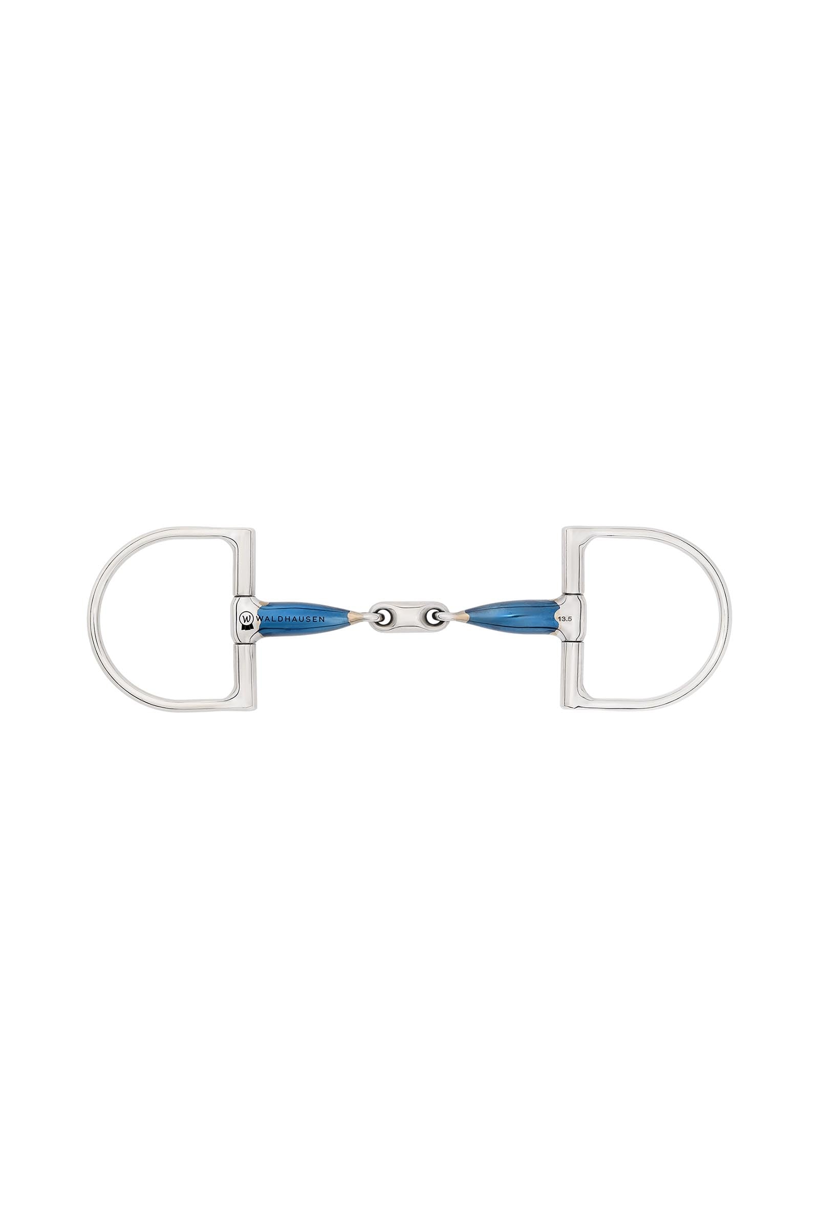 Waldhausen Sweet Iron D-Ring Bit, Double Jt., 16 mm Horse Bits
