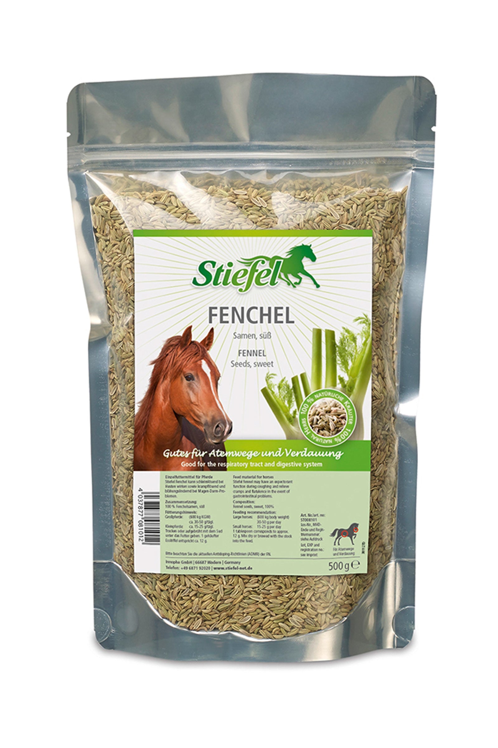 Stiefel Fenchel Körner, süss, 500g Horse Feed & Nutrition