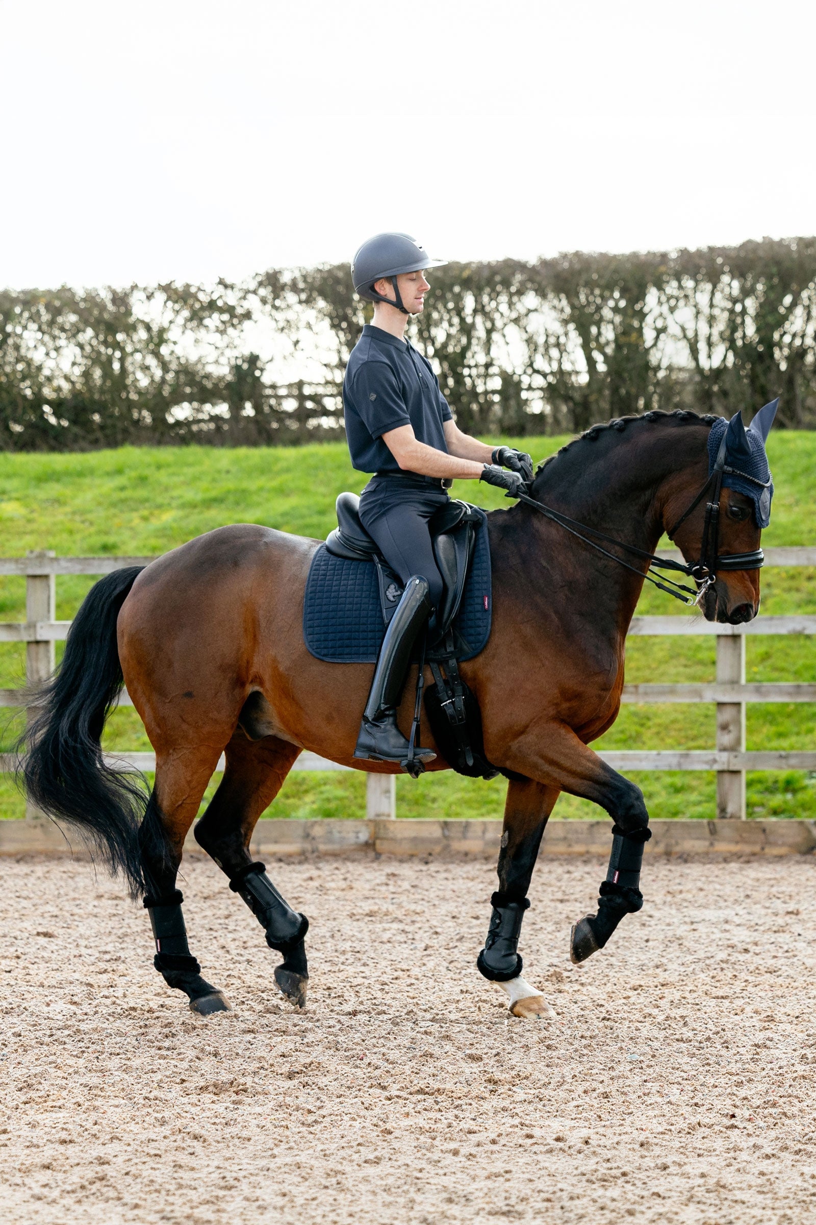LeMieux Suede Dressage Square Saddle Pad Saddle Pads