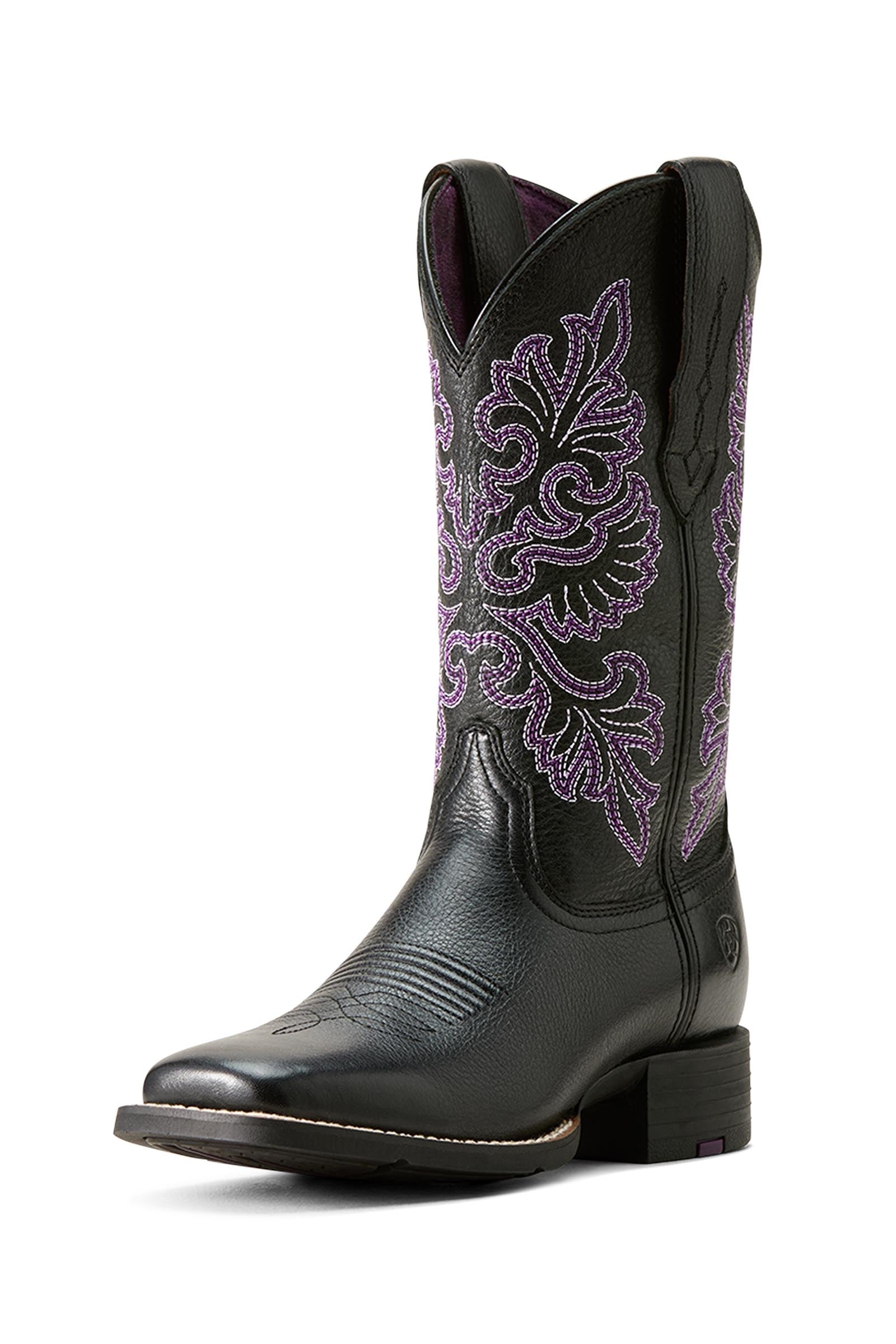 Ariat Round Up StretchFit Damen Westernstiefel Reitstiefel & Reitschuhe