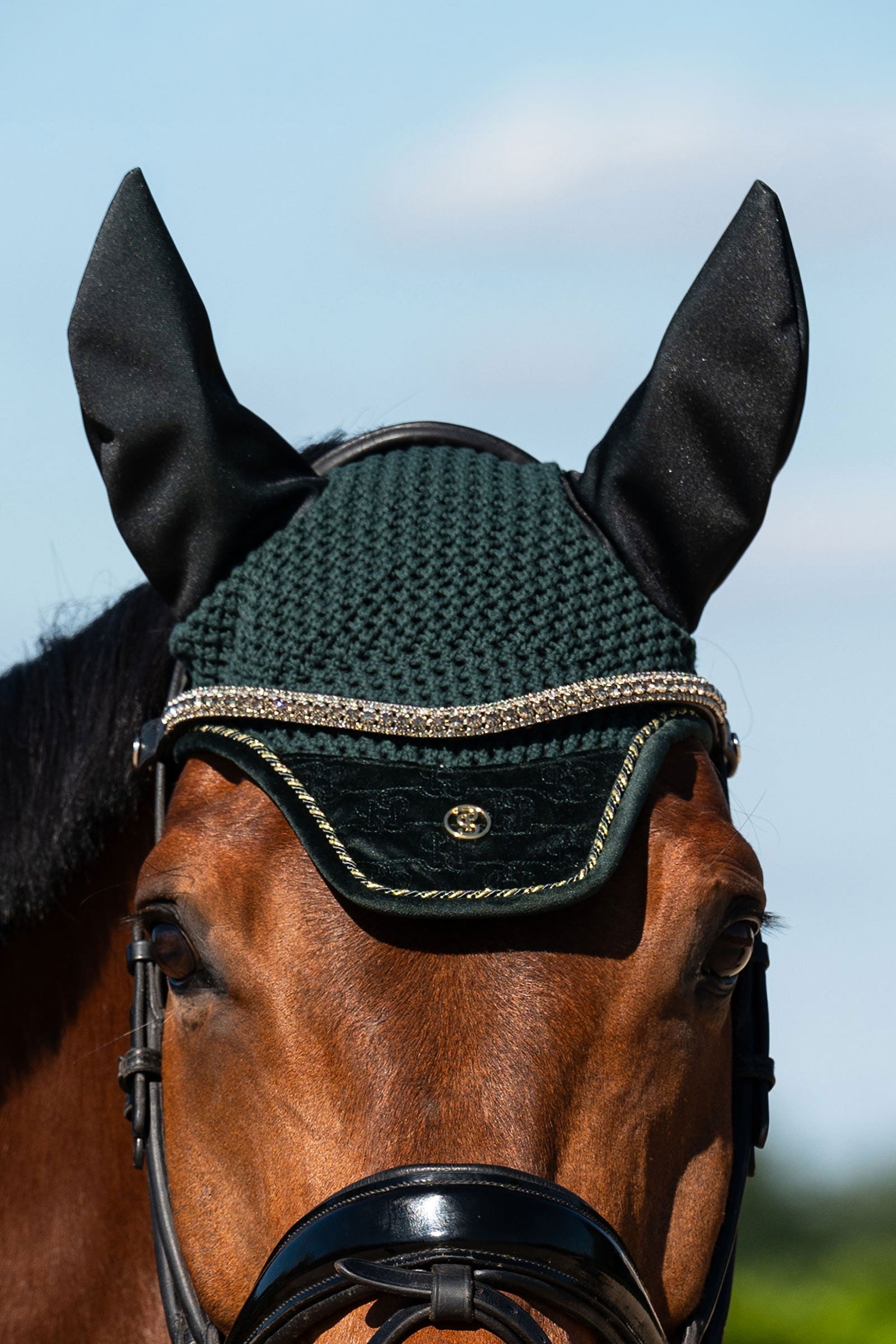 PS of Sweden Fly Hat Velvet Monogram Saddle Pads
