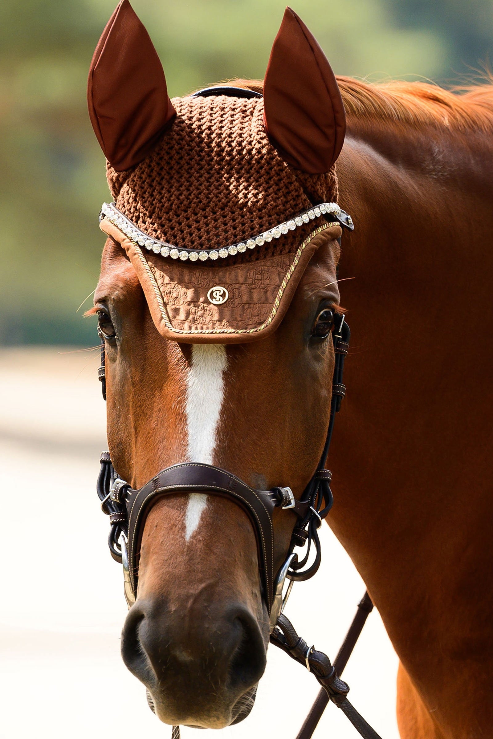 PS of Sweden Fly Hat Velvet Monogram Saddle Pads