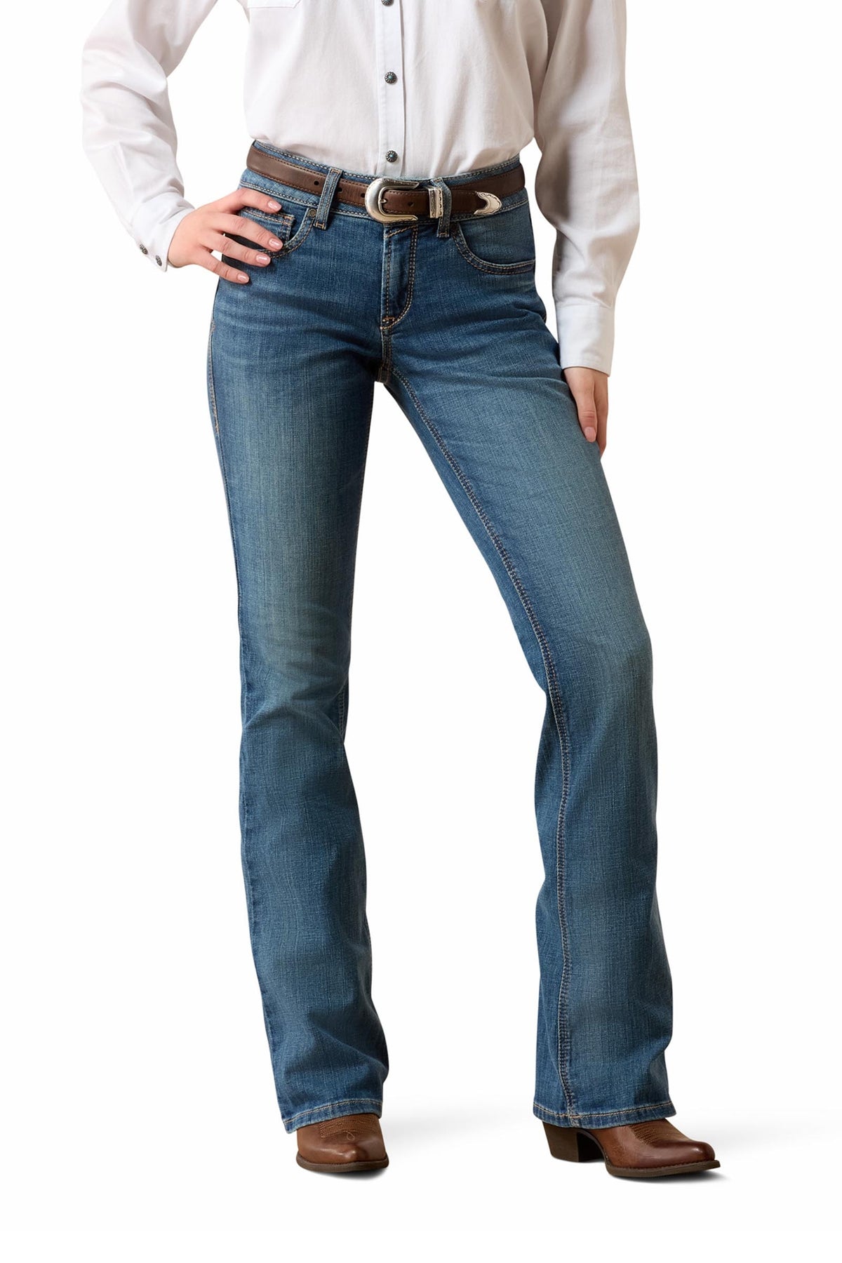 Ariat Damen Perfect Rise Maggie Bootcut-Jeans Womens Breeches
