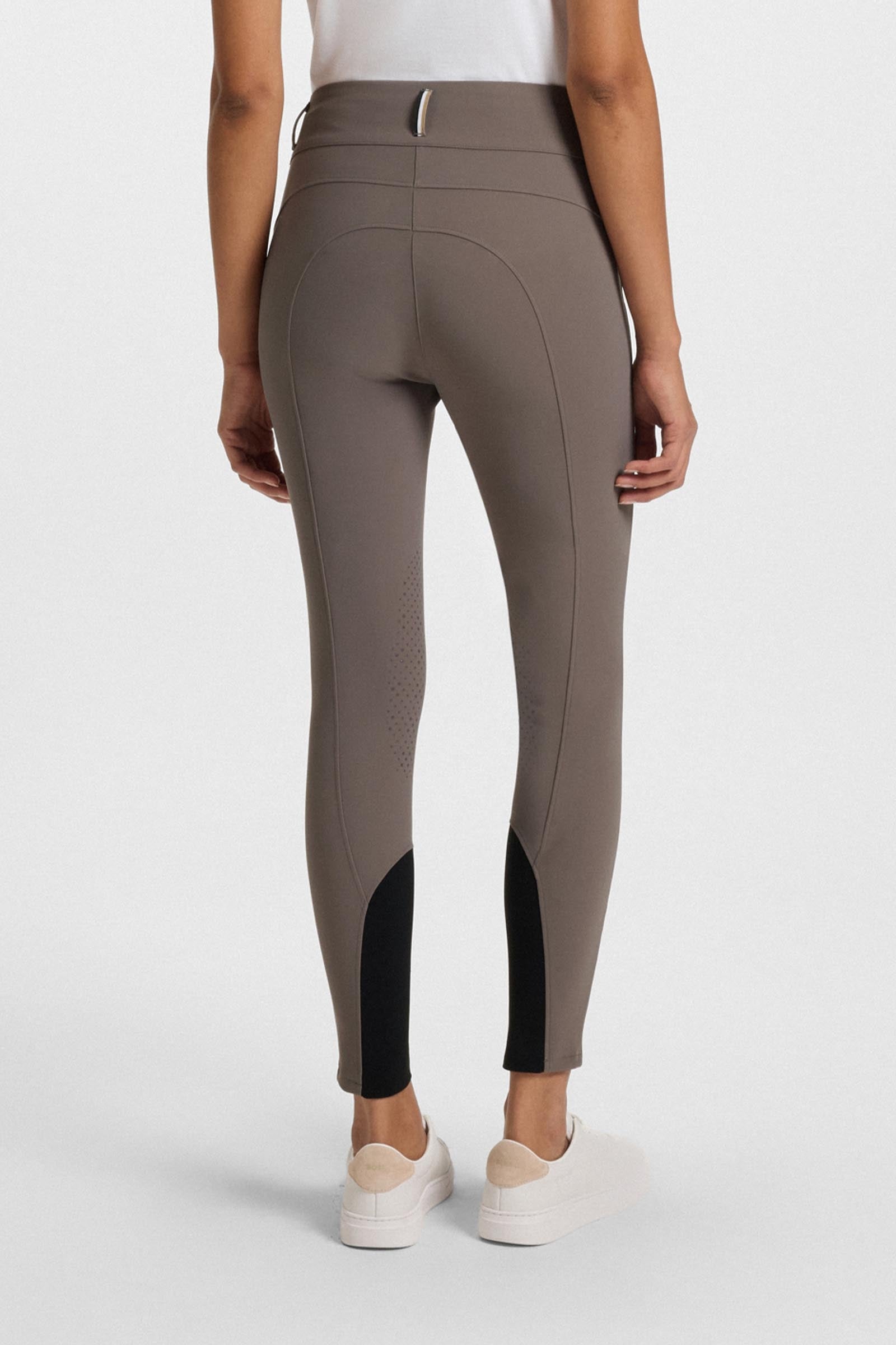 BOSS Equestrian Boss Hannah Damen High Waist Kniebesatz Technical Reithose Womens Breeches