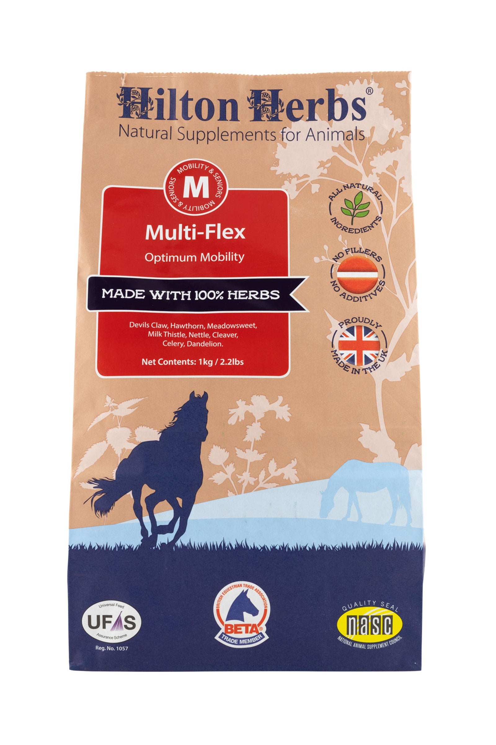 Hilton Herbs Multiflex 1Kg Dose Horse Feed & Nutrition
