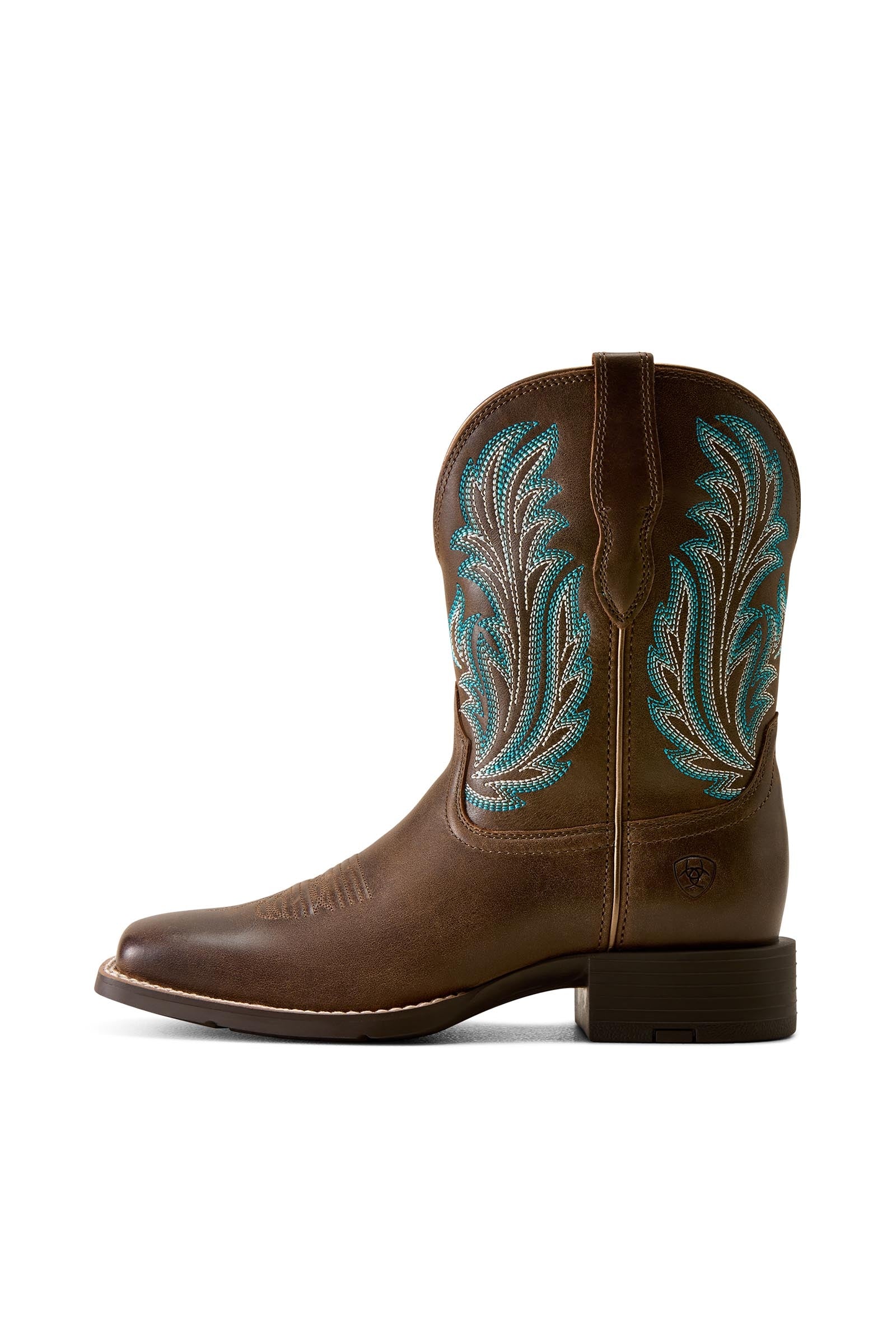 Ariat Womens Round Up Filly Wide Square Toe Western Boot Riding Boots & Riding Shoes