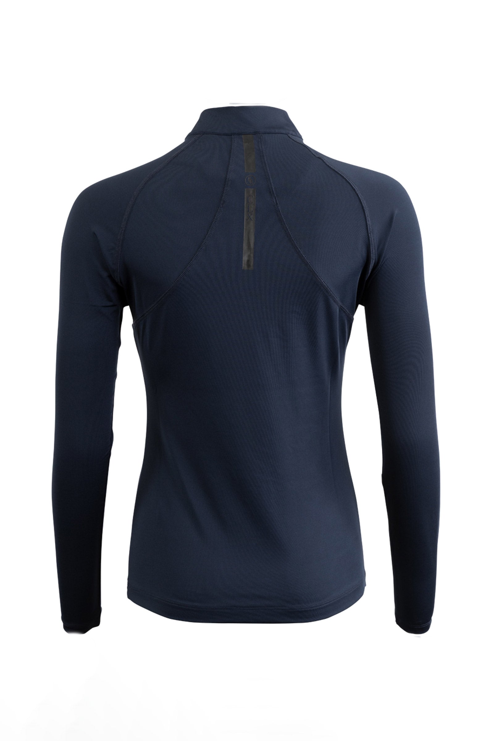 BR CLX Damen Langarm Zip Up Shirt Damen Reitbekleidung