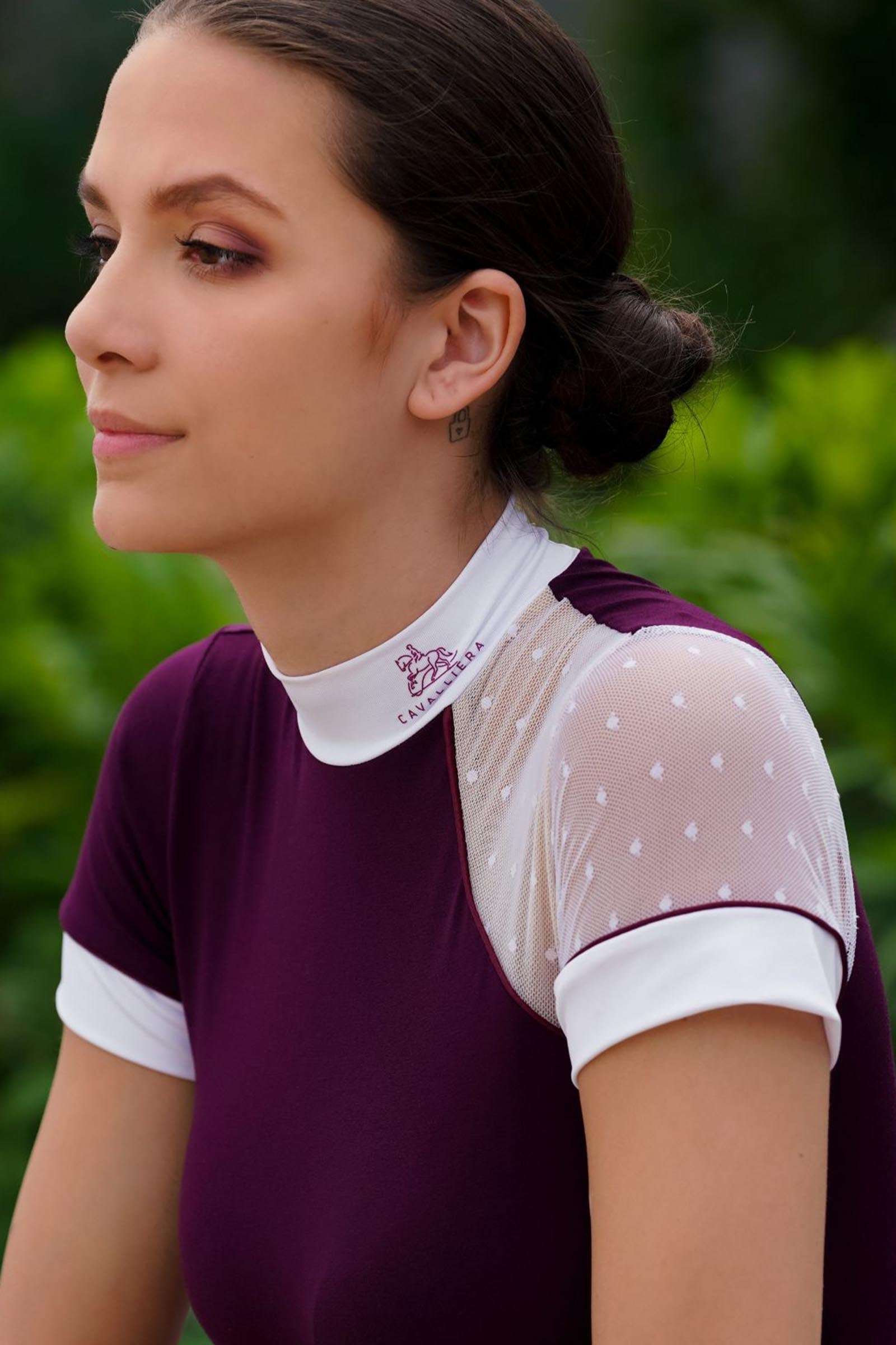 Cavalliera Modern Dame Women´s Riding Show Shirt, Short Sleeve Women’s Riding Clothing