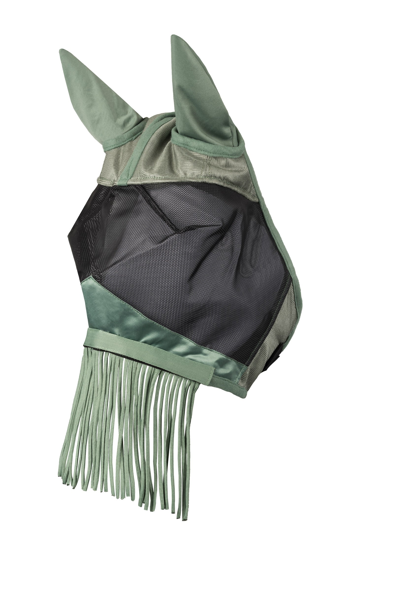 Horze Fliegenmaske mit Fransen für Nasenschutz Fliegenschutz