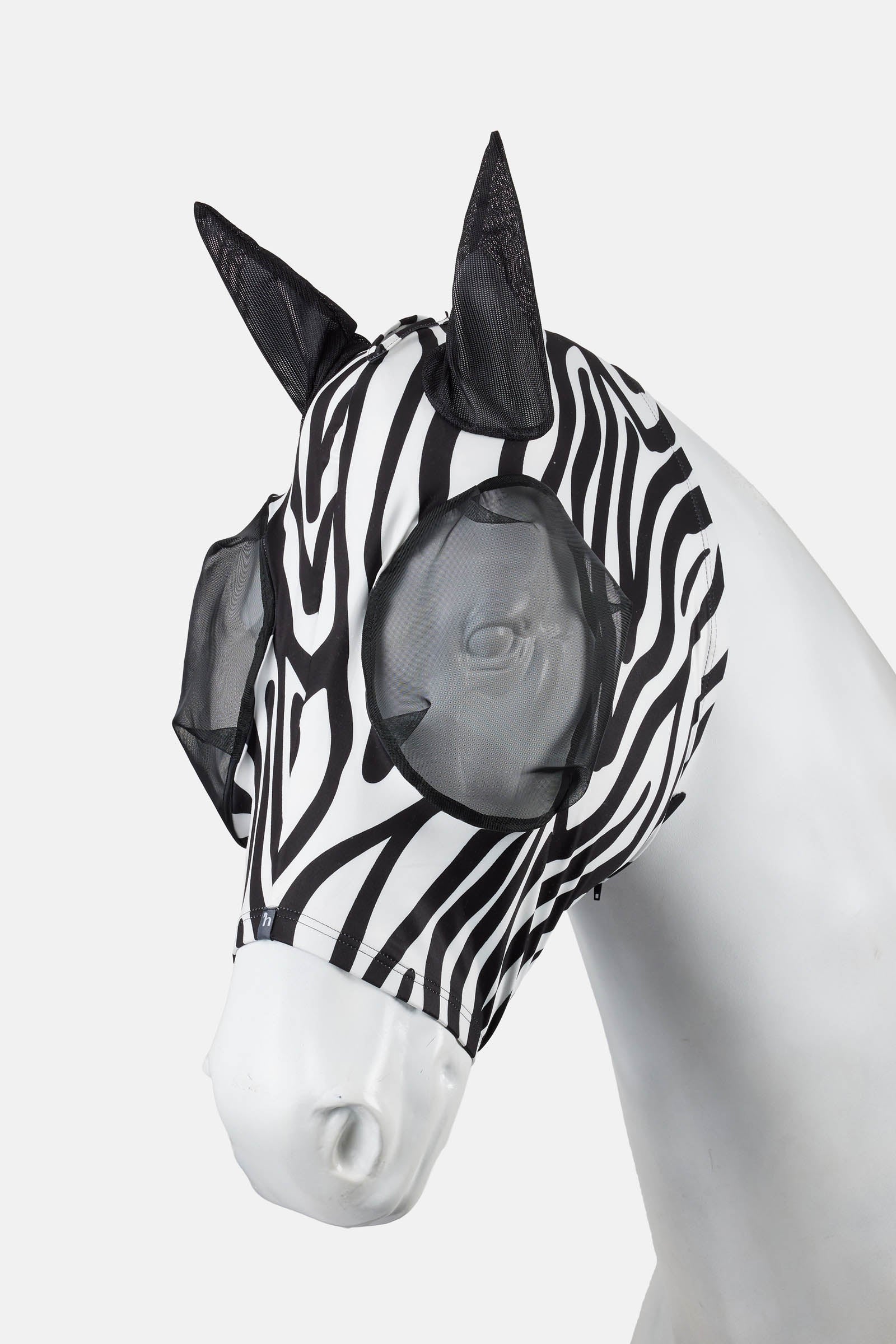 Horze Elastic Fliegenmaske mit Reißverschluss Fliegenschutz