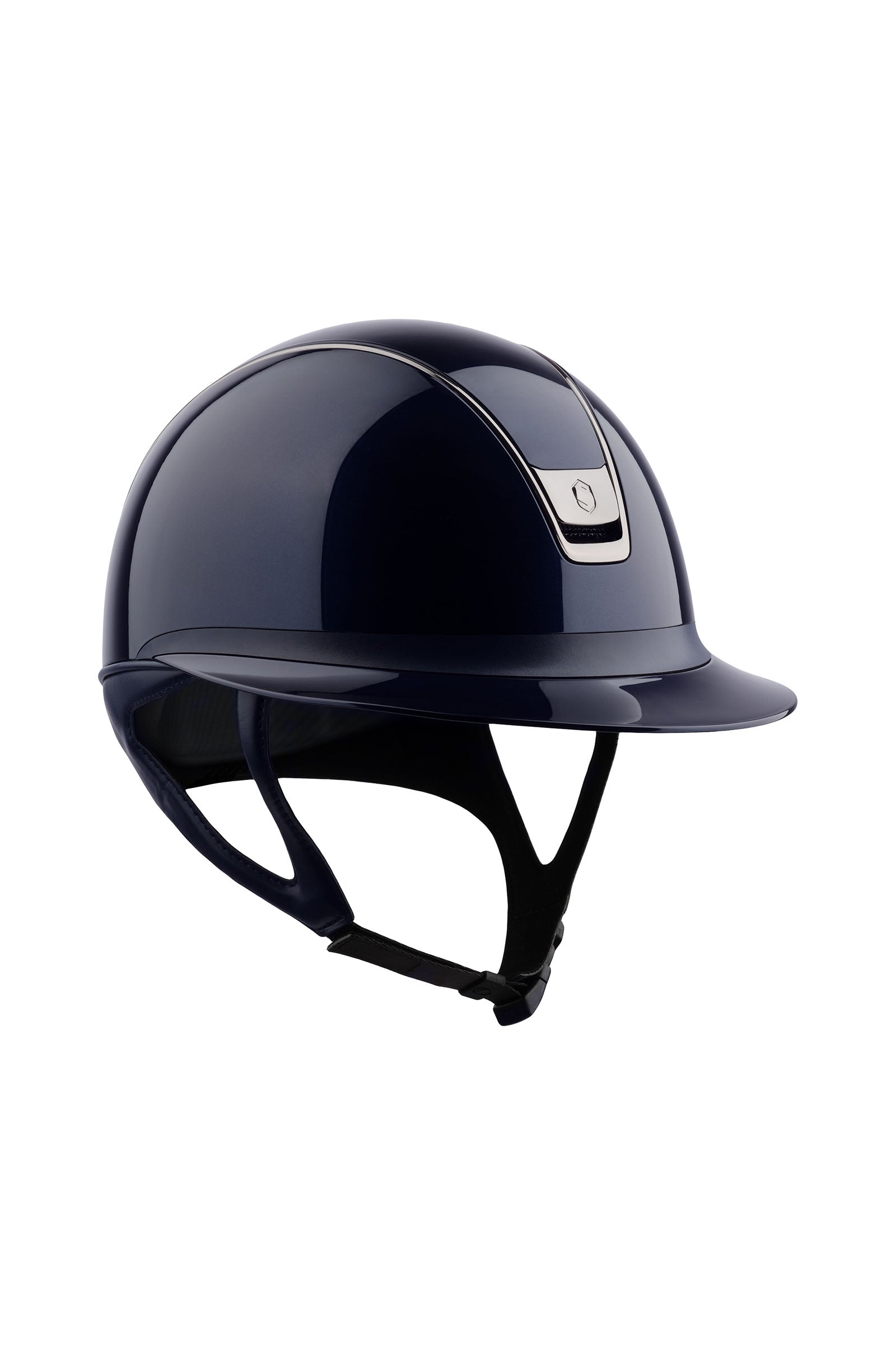 Samshield Miss Shield Glossy mit schwarzem Chrome 2.0 Reithelme & Sicherheitswesten