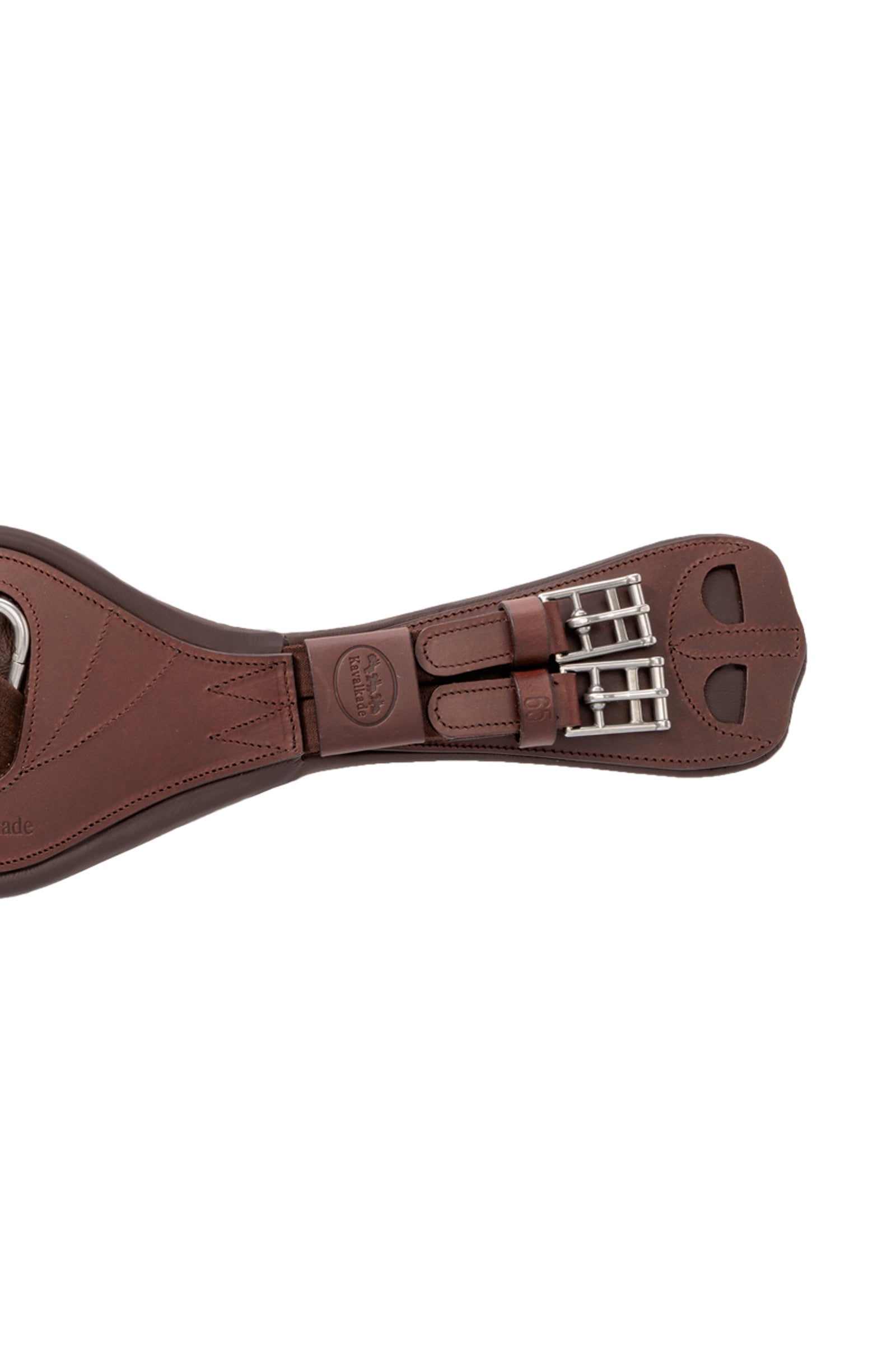 Kavalkade Julius Oiled Leather Short Girth With Elastic Saddles, Girths & Stirrups