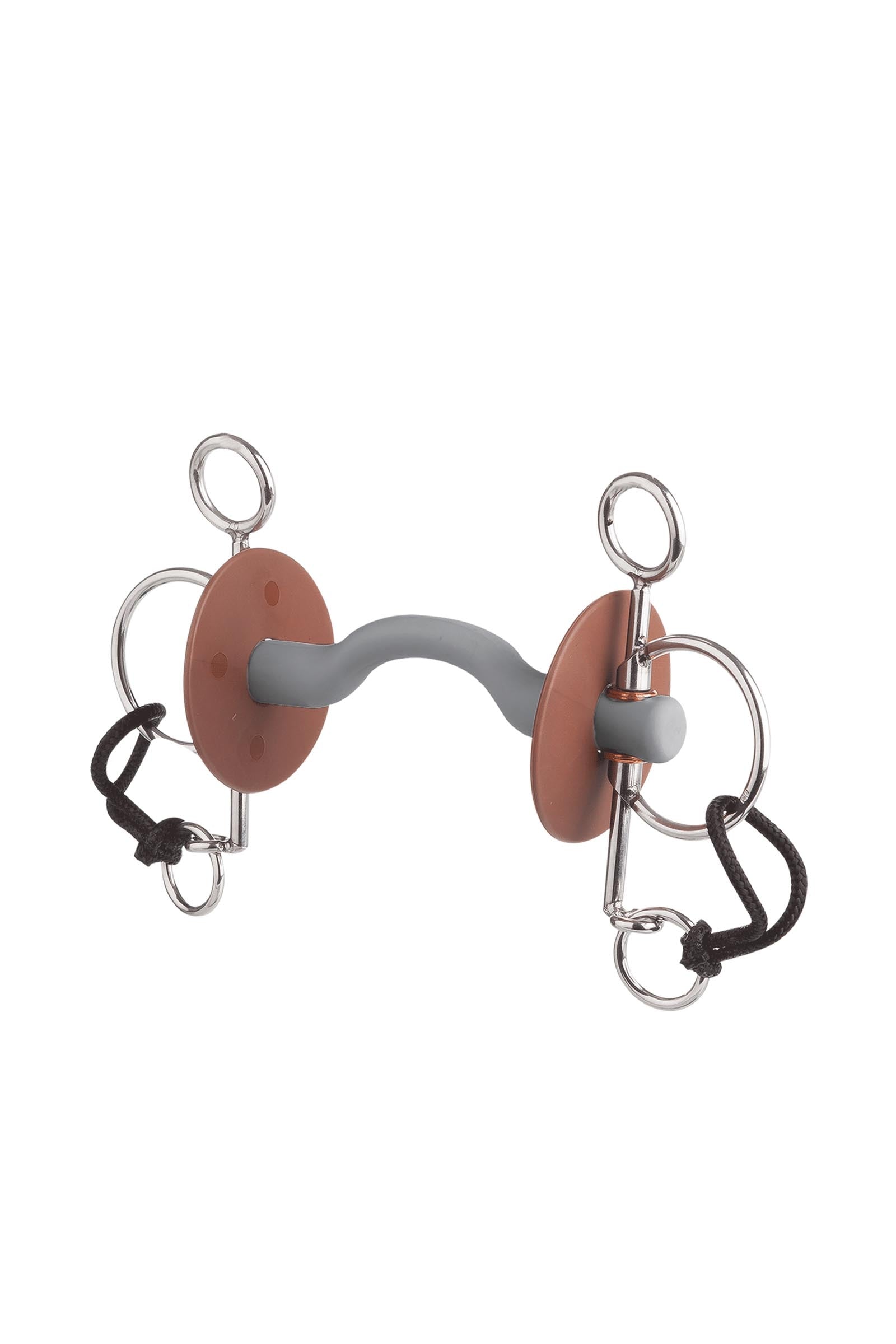 Beris beris Pelham mit langen Anzügen und Zungenbogenstange, 18 mm, weich Gebisse