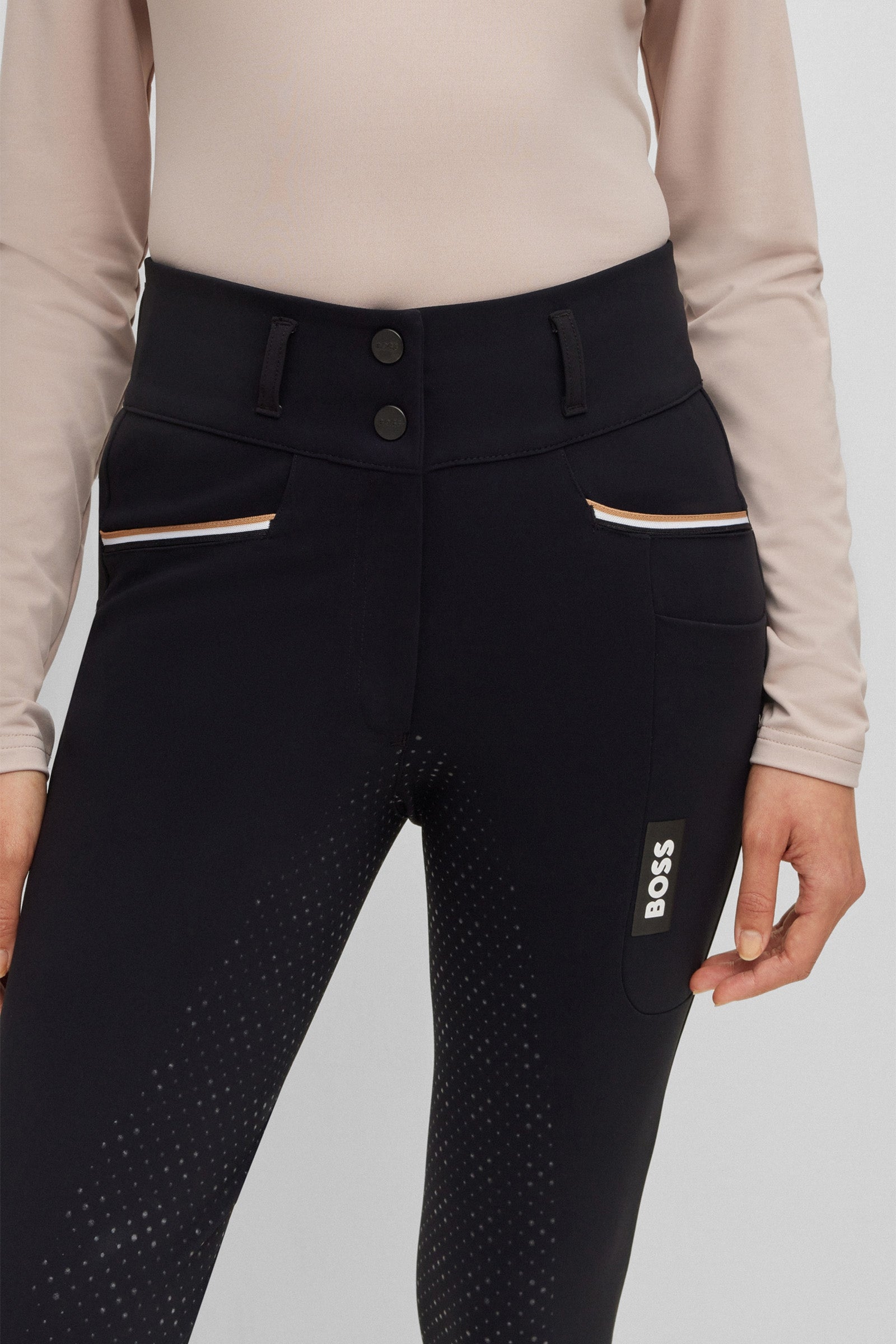 Boss Hailey Full Grip High Waist Summer Breeches Womens Breeches