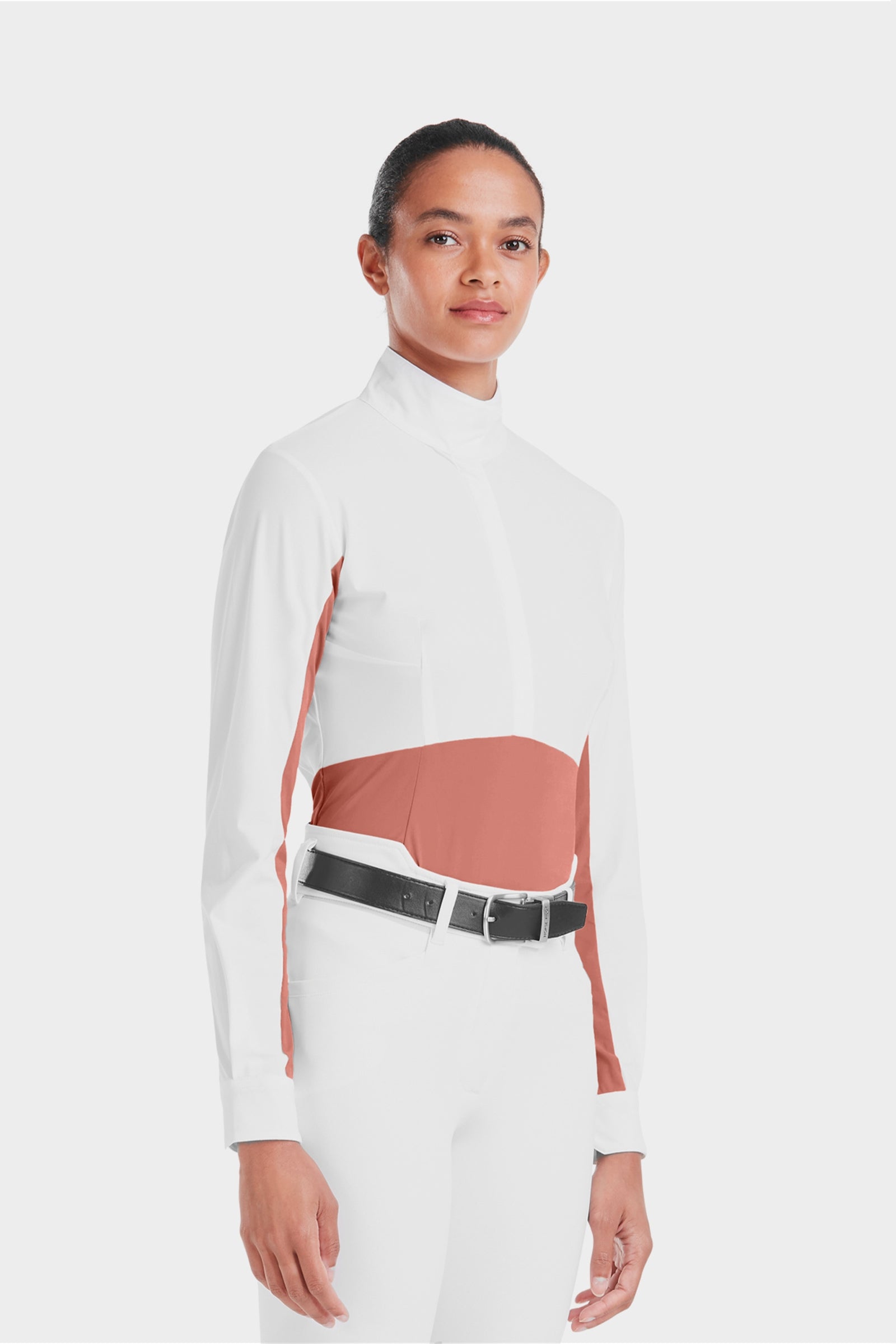 Horse Pilot Monica Damen-Turniershirt mit langen Ärmeln Damen Reitbekleidung